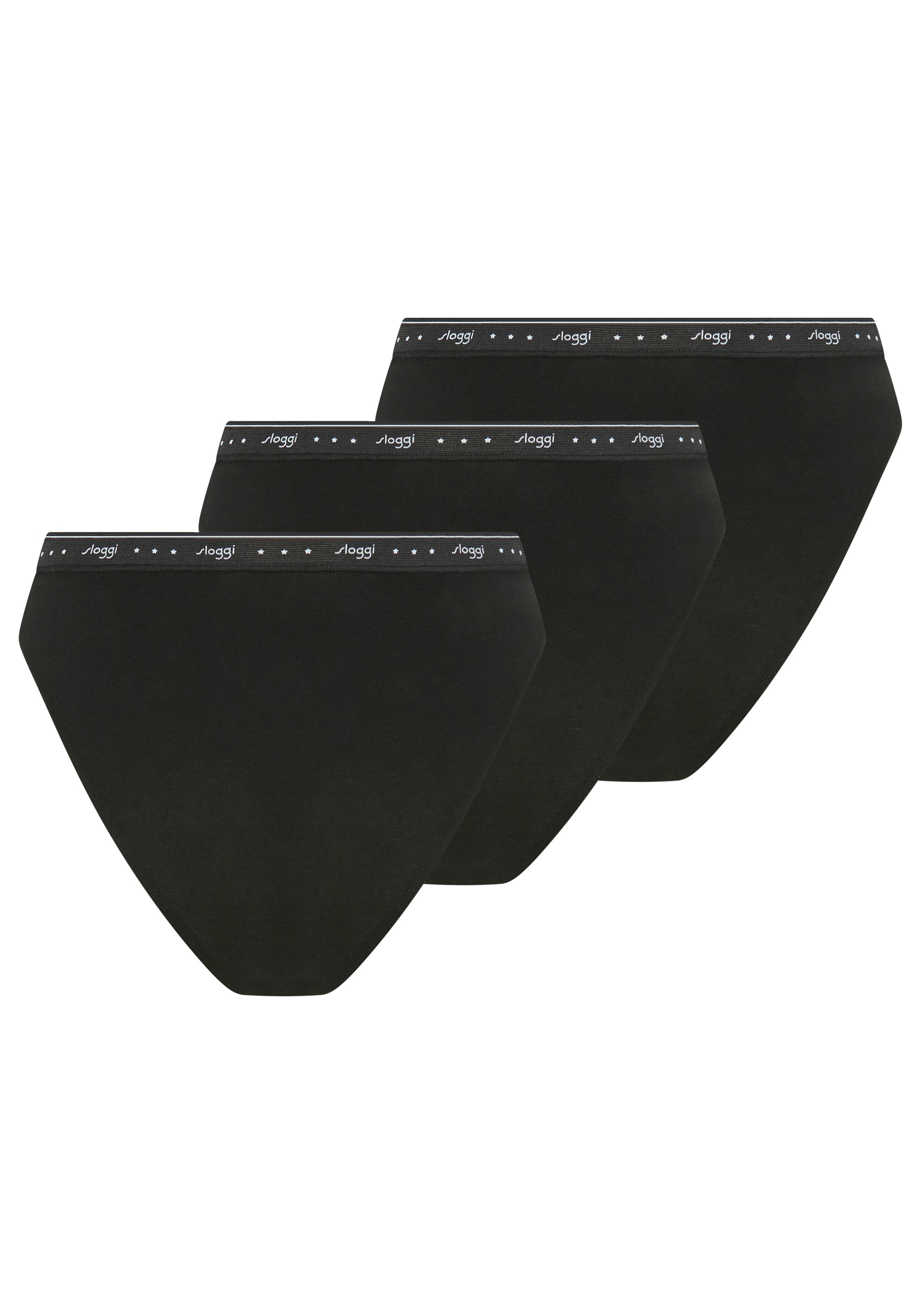 sloggi Tai-Slip »24/7 100«, (3er Pack), elastischer Bund mit sloggi-Logo-Schriftzug