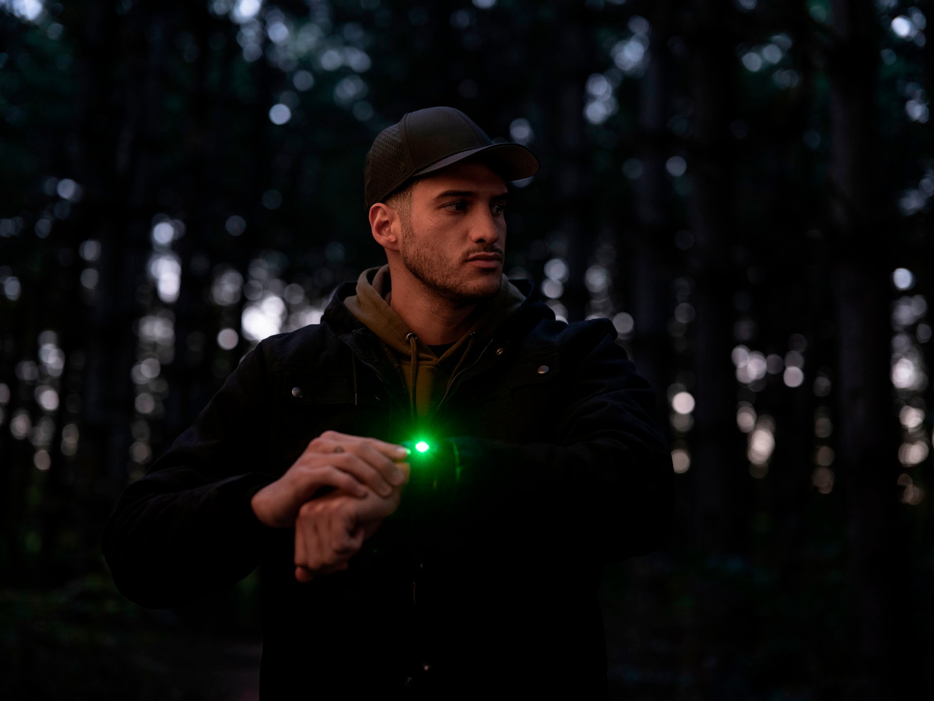 Garmin Smartwatch »Instinct 3 AMOLED 50 mm Tactical Edition« (3,3 cm / 1,3;Herzfrequenzsensor;Thermometer ″)