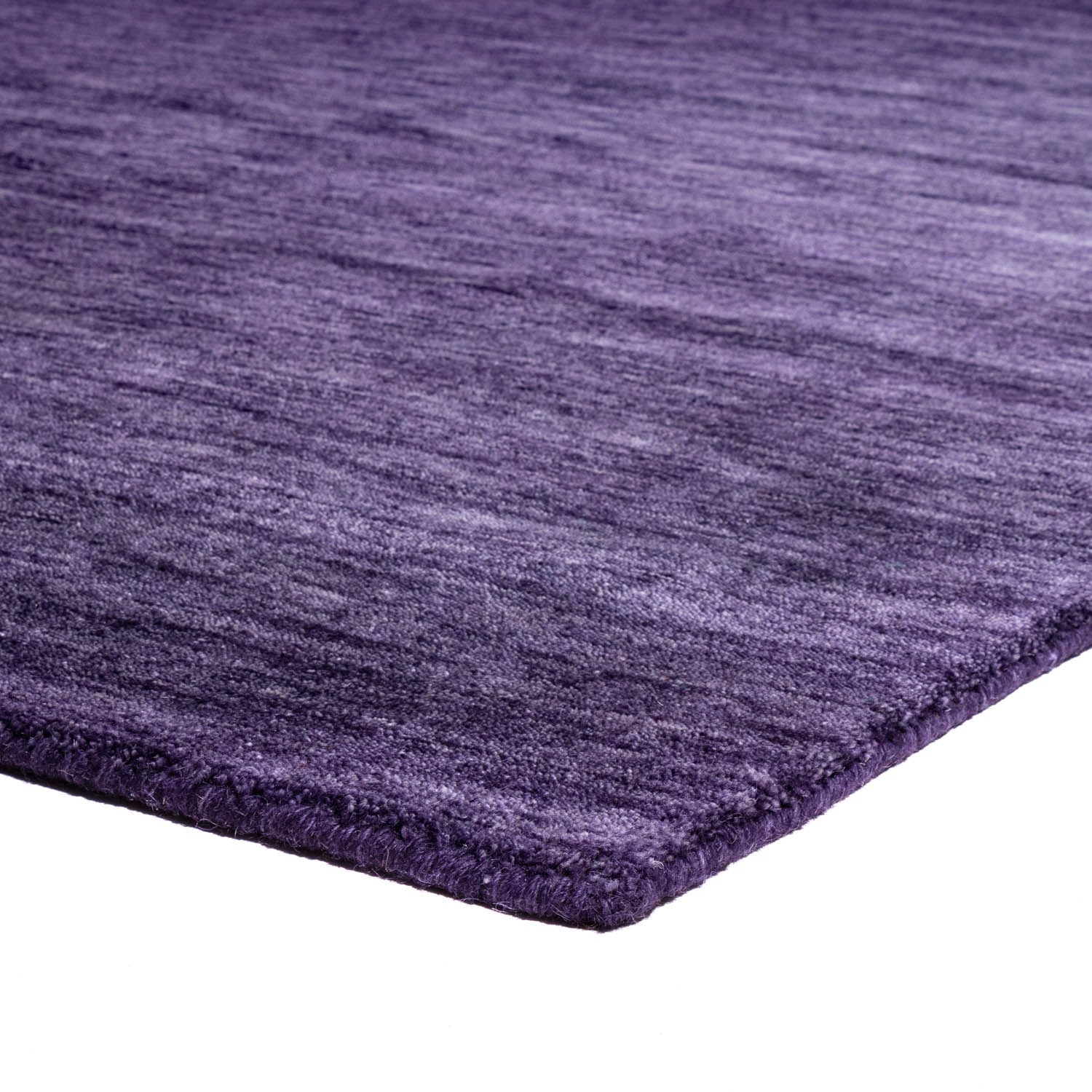 morgenland Wollteppich »Uni - Gabbeh Teppich - Softy«, quadratisch, 1,6 mm Höhe, Gabbeh Optik, Uni Farben, reine Wolle, sehr weicher Flor, Wohnzimmer