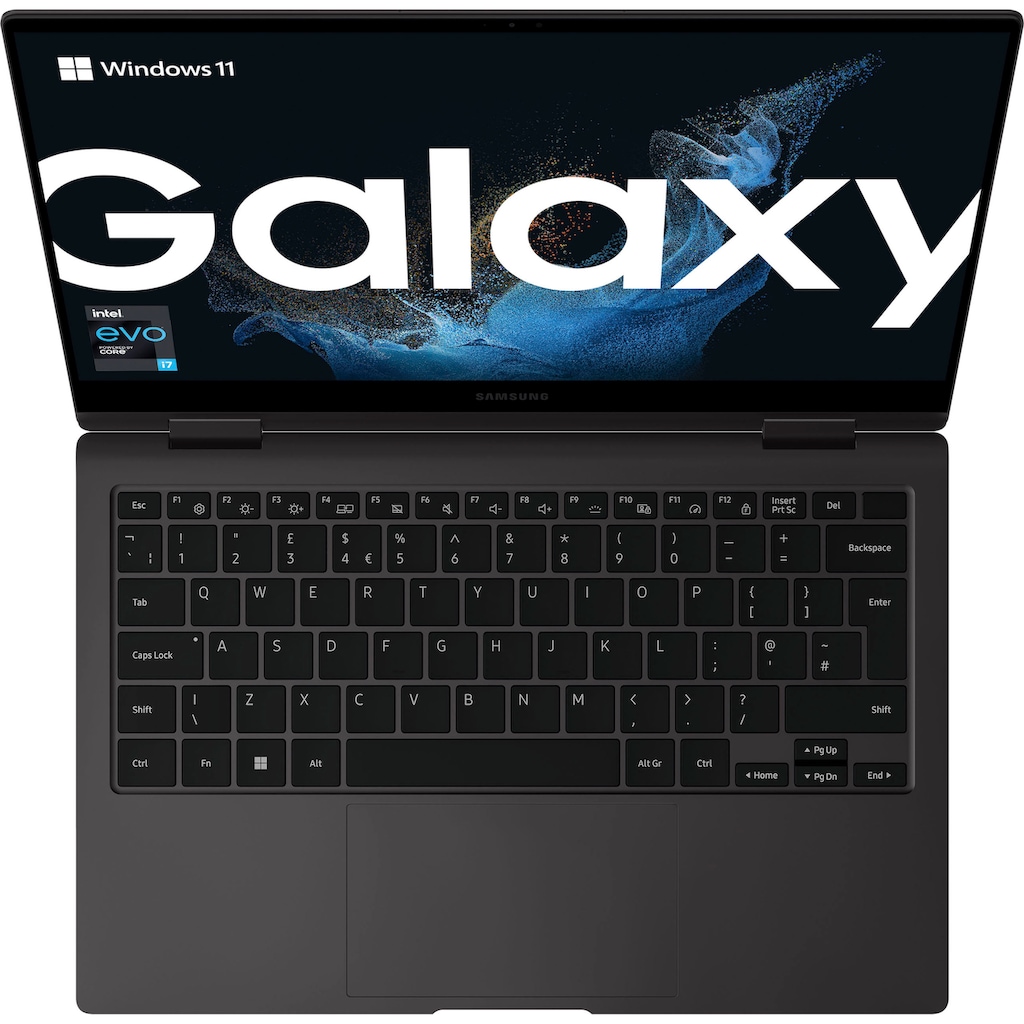 Samsung Convertible Notebook »Galaxy Book2 Pro 360«, 33,78 cm, / 13,3 Zoll, Intel, Core i7, Iris© Xe Graphics, 256 GB SSD