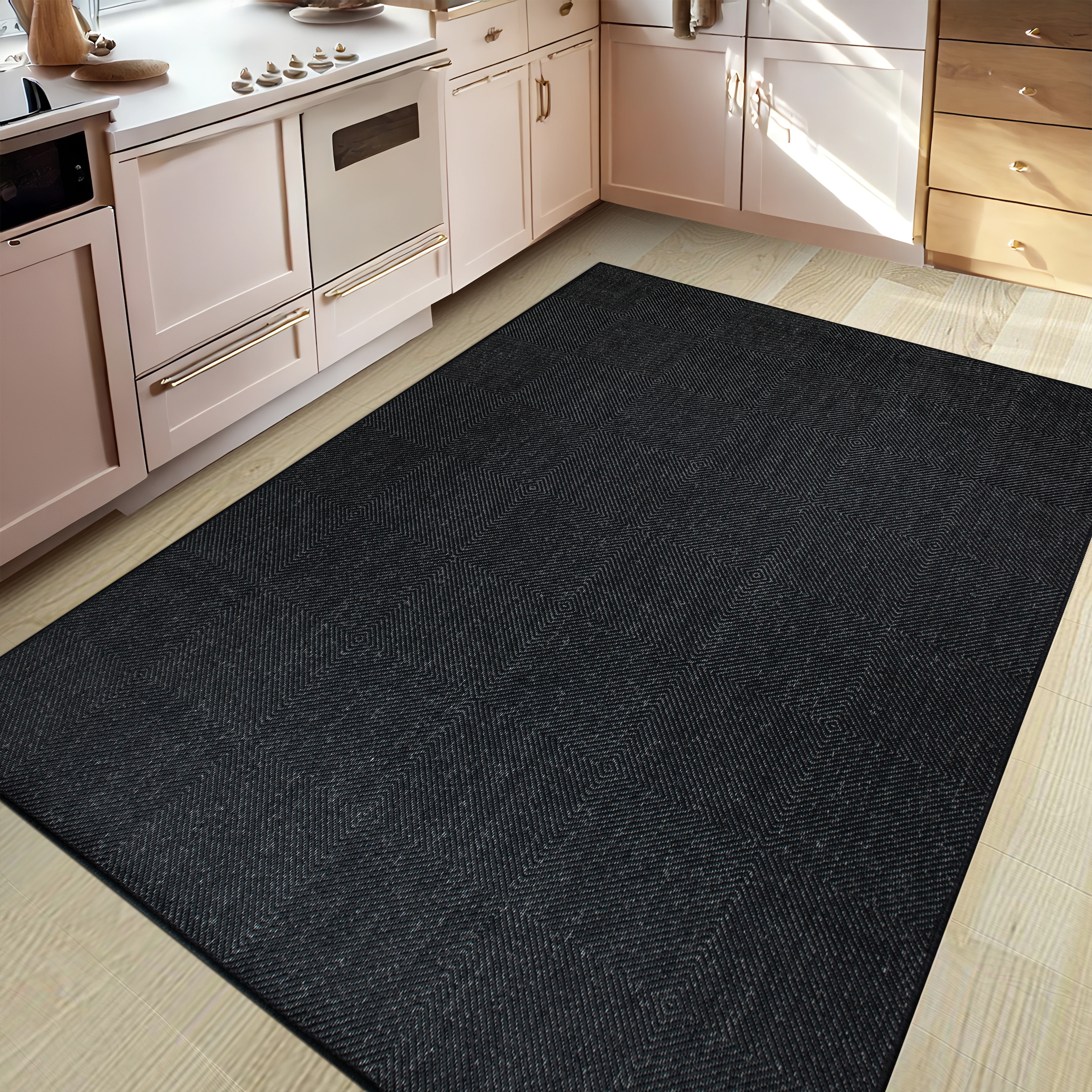 OTTO home Teppich »Anna, auch als Läufer erhältlich« rechteckig 3 mm Höhe In- und Outdoor geeignet, Sisal-Optik, Wetterfest & UV-beständig