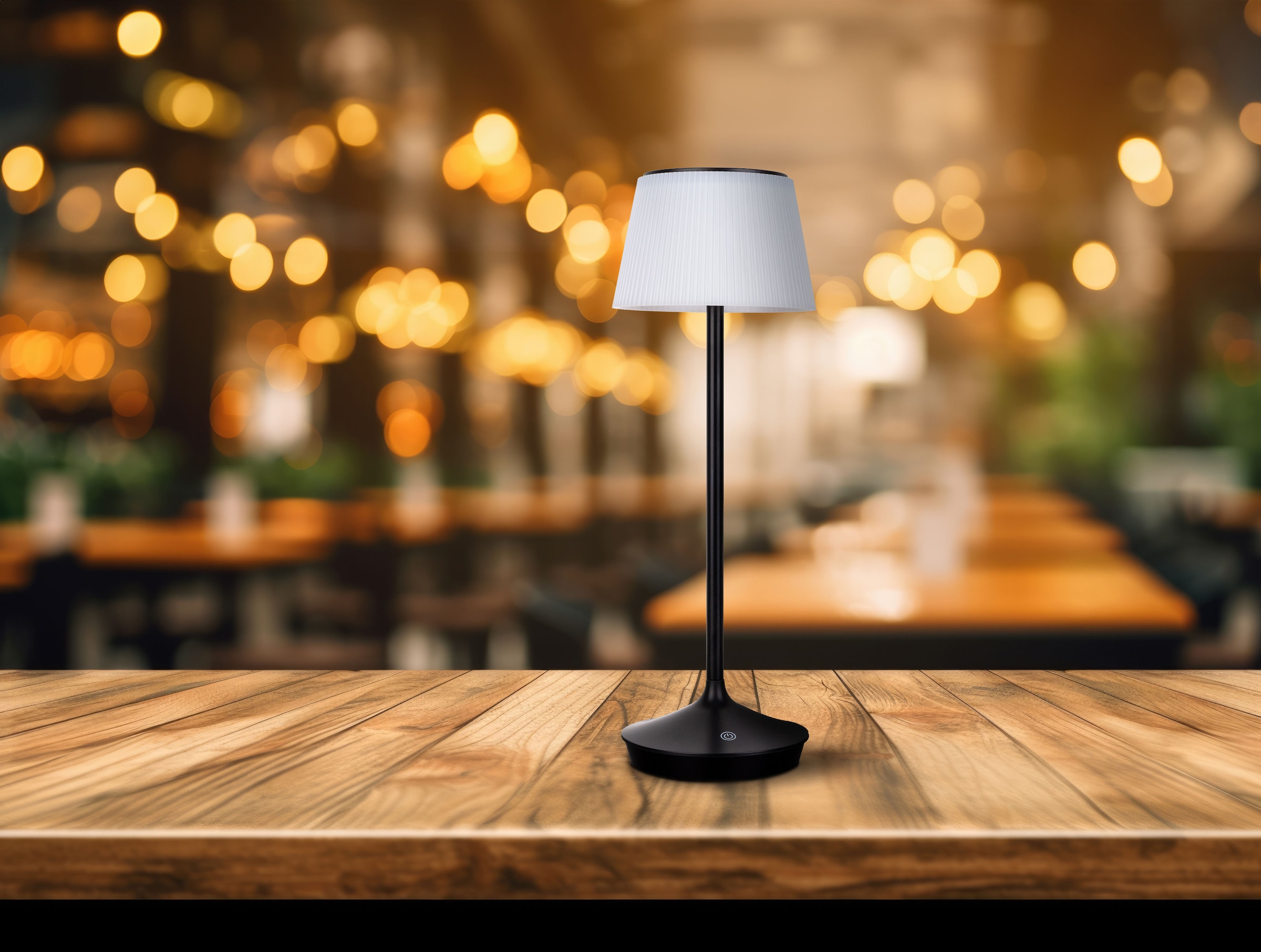 näve LED Tischleuchte »Solarleuchte / Akkuleuchte "EMMI"«, 1 flammig, Leuchtmittel LED-Modul | LED fest integriert, Solarbetrieb, Akkubetrieb, CCT, Berührungssensor, Akkutischleuchte