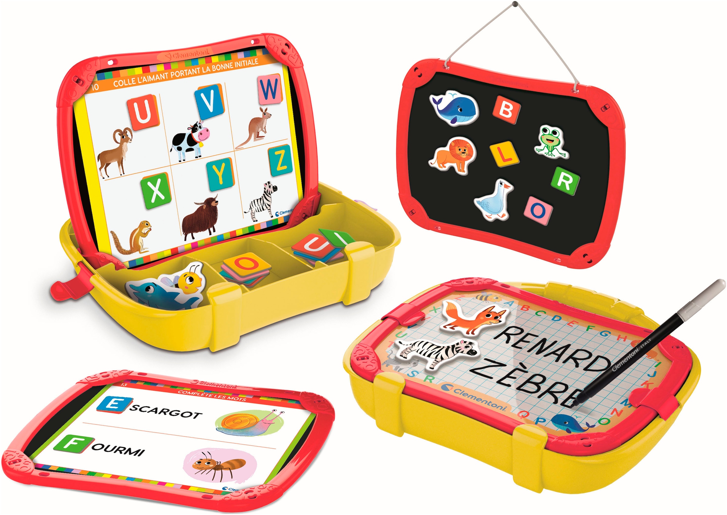 Clementoni® Lernspielzeug »Lernbox - Buchstaben und Tiere« Made in Europe