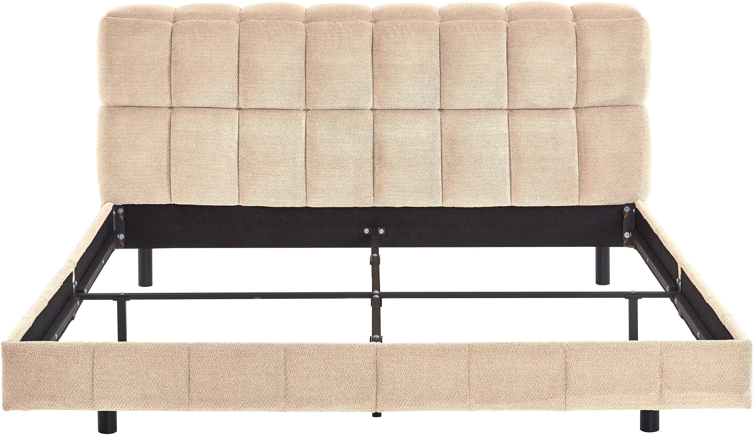 ATLANTIC home collection Polsterbett »Neela in 180cm x 200cm« gepolstertes Kopfteil und Rahmen, Bezug aus hochwertigen Strukturstoff