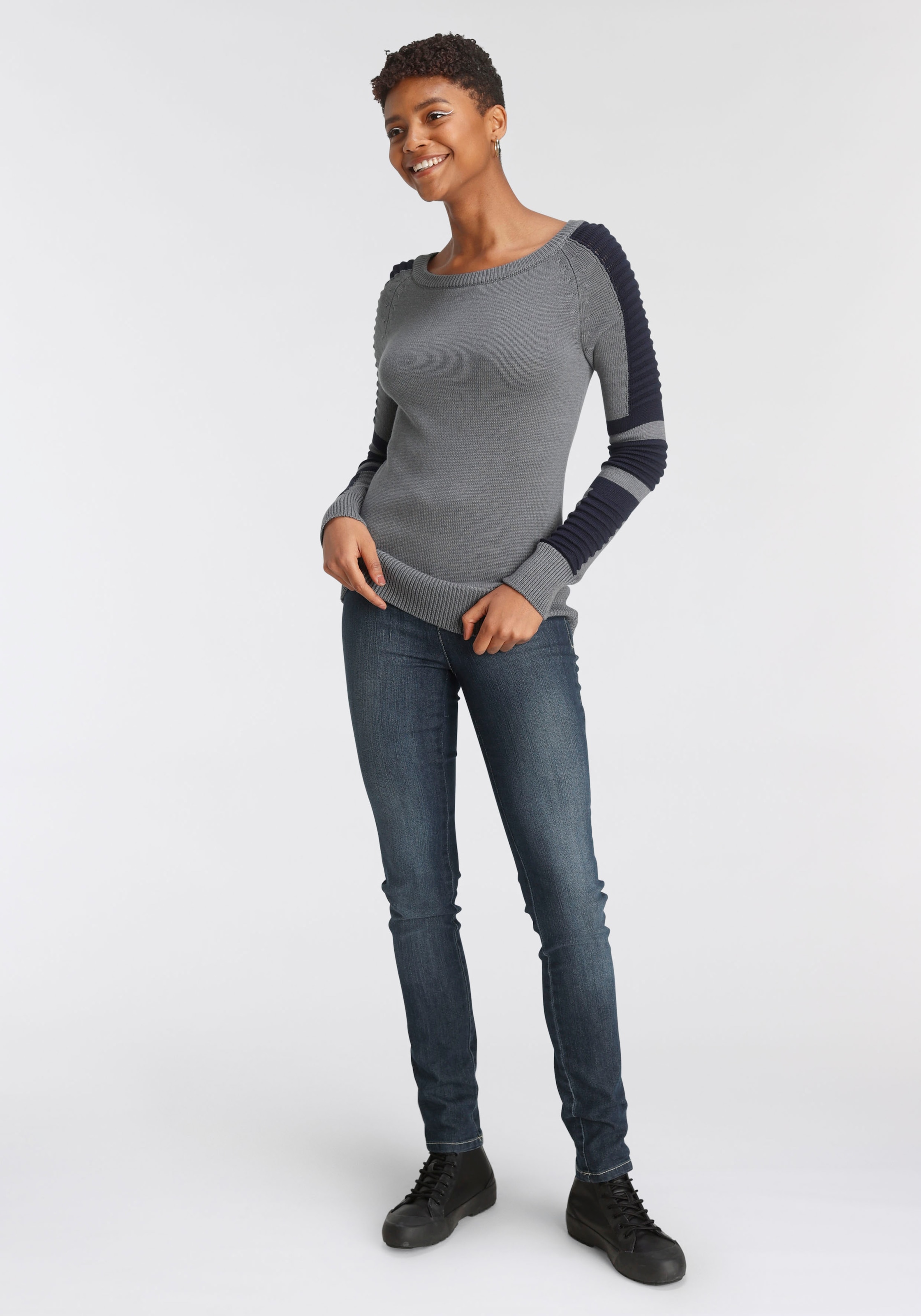 Arizona Skinny-fit-Jeans, Mid Waist Comfort-Stretch