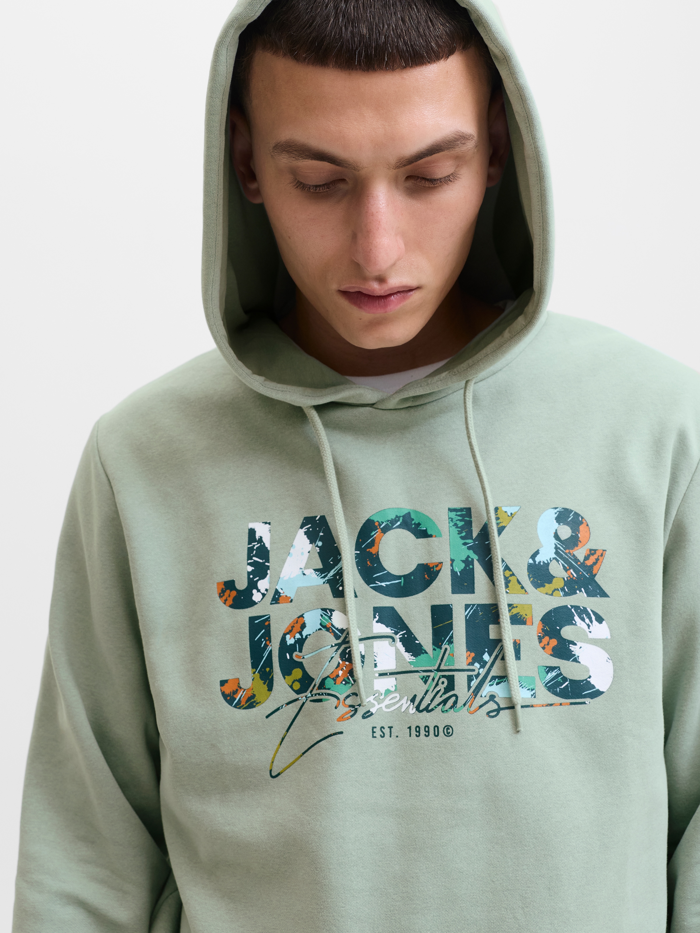 Jack & Jones Kapuzensweatshirt »JJGEPLAS SWEAT HOOD«