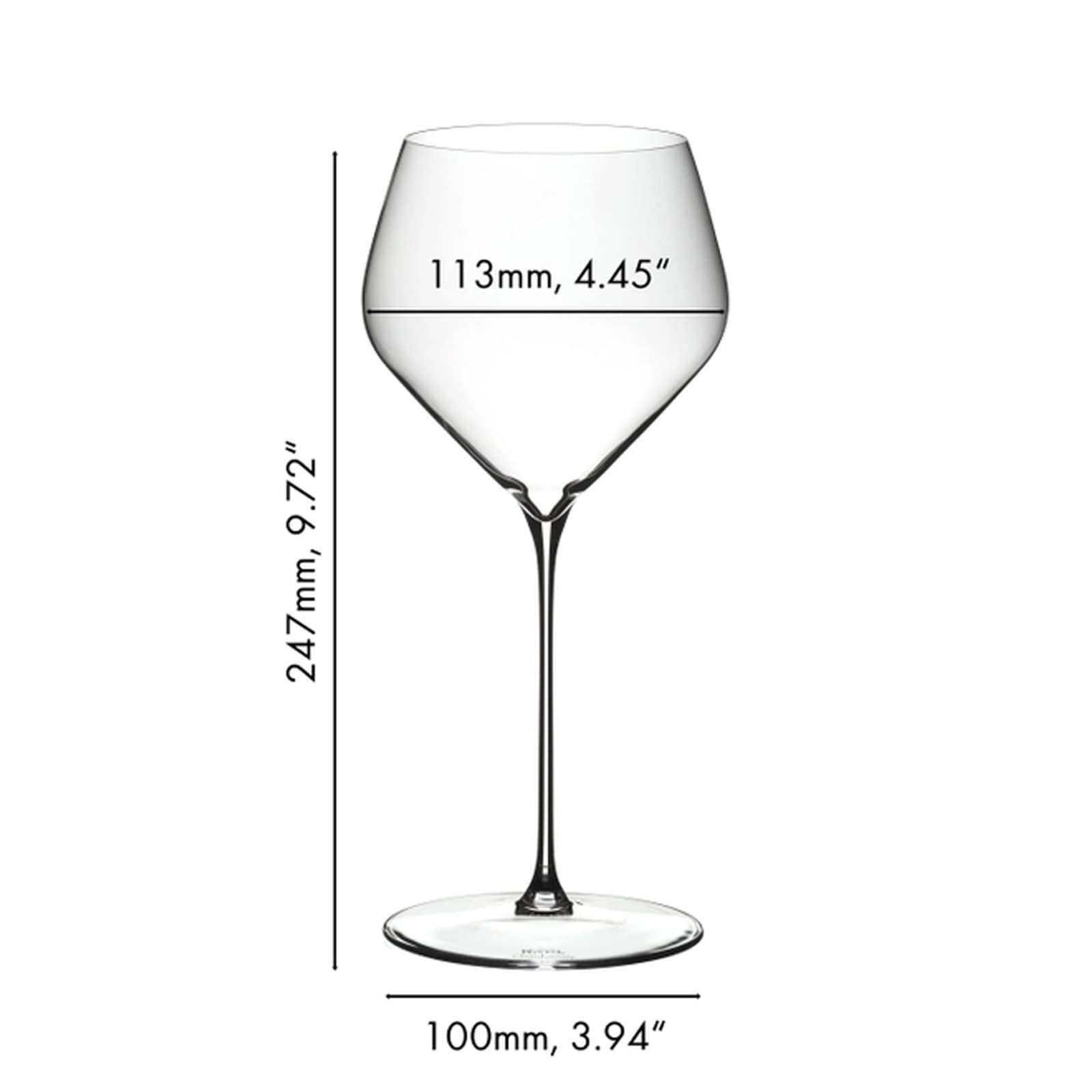 RIEDEL THE WINE GLASS COMPANY Weißweinglas »Chardonnay Weingläser Veloce 690 ml 2er Set transparent«