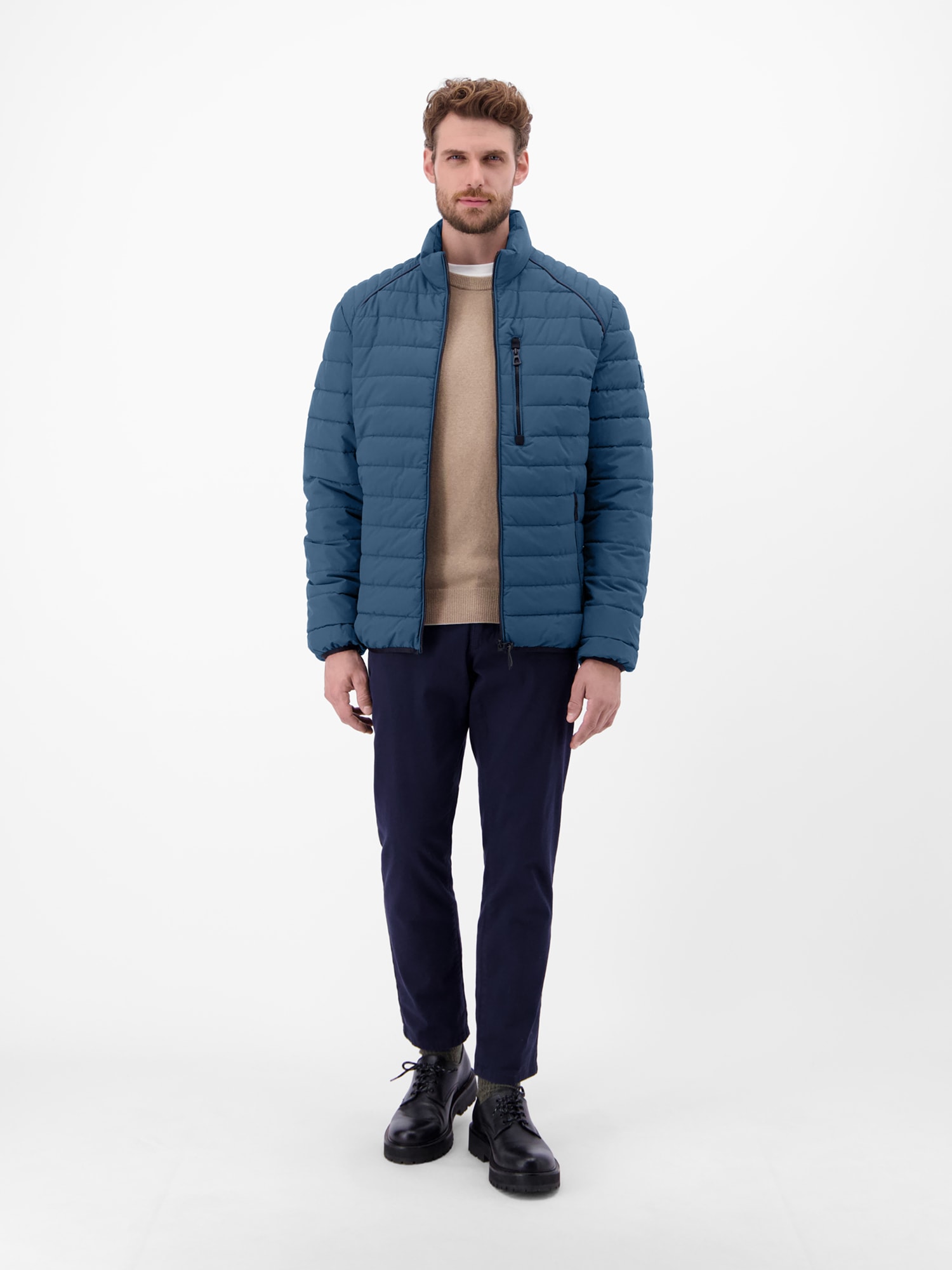 LERROS Steppjacke »LERROS Light-Weight Herren Steppjacke« ohne Kapuze Wasserabweisend, atmungsaktiv