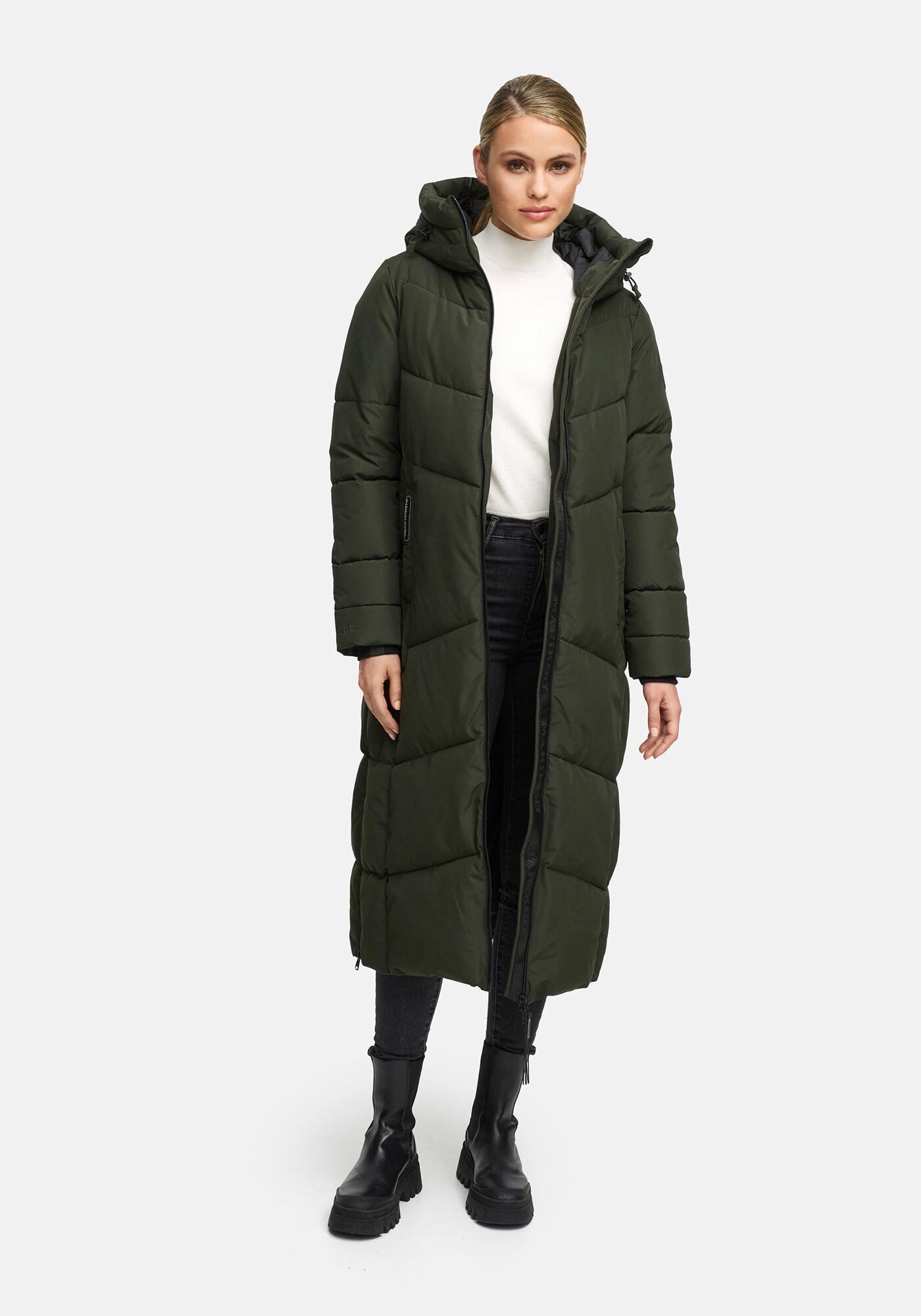 Marikoo Winterjacke »Marikoo Firella Damen Winter Steppmantel Winterjacke Parka N065«