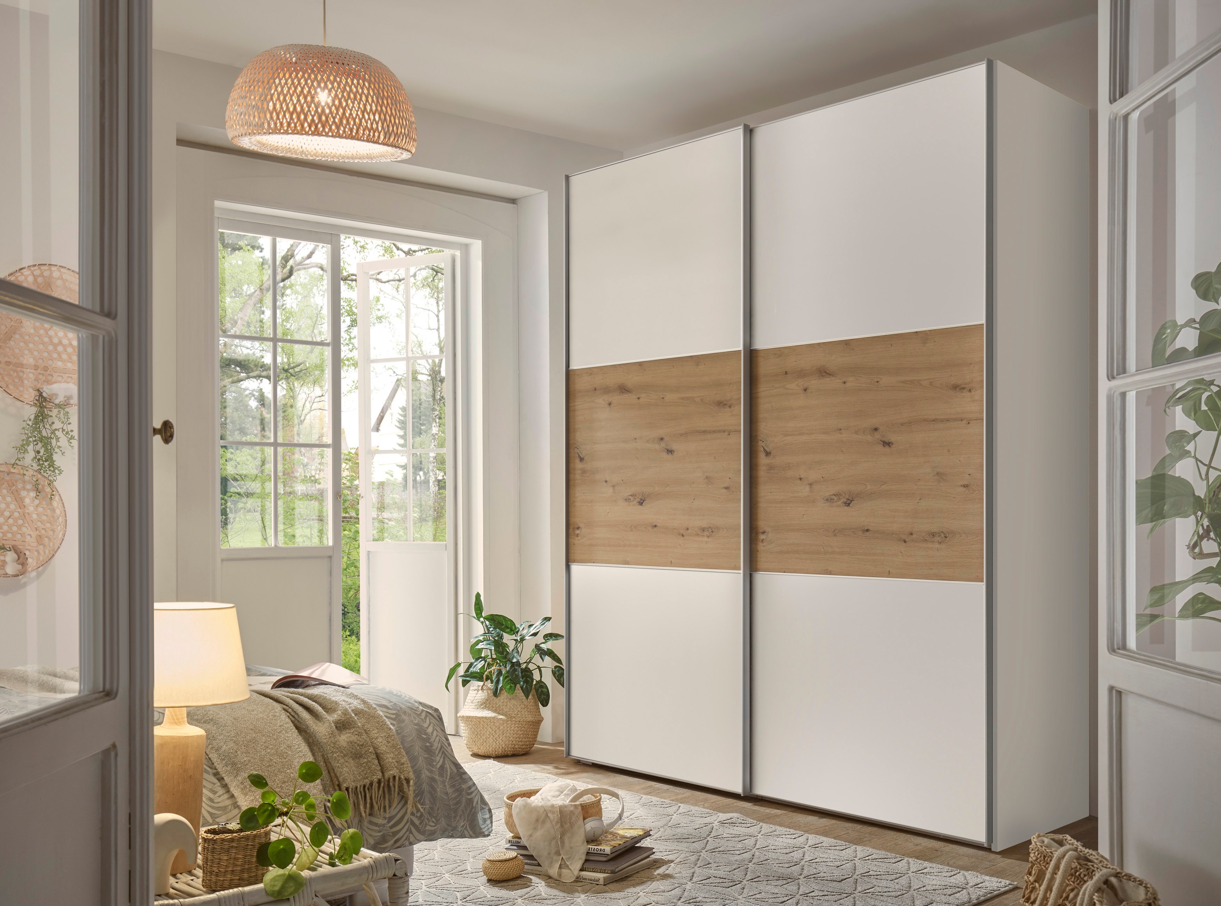 STAUD Schwebetürenschrank »Includo, Made in Germany« Mit vier verschiedenen Ausstattungsvarianten