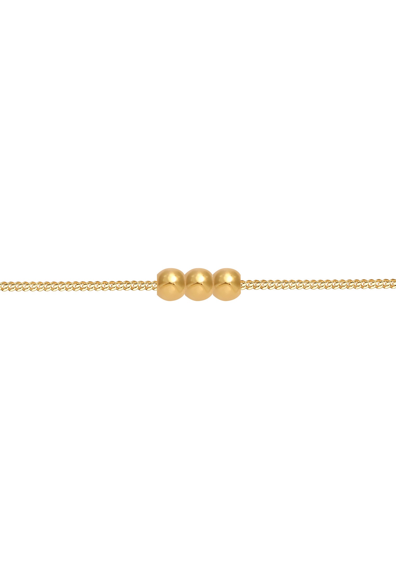 Elli Choker »Halskette Choker Panzer Kugel Geo 925 Silber«