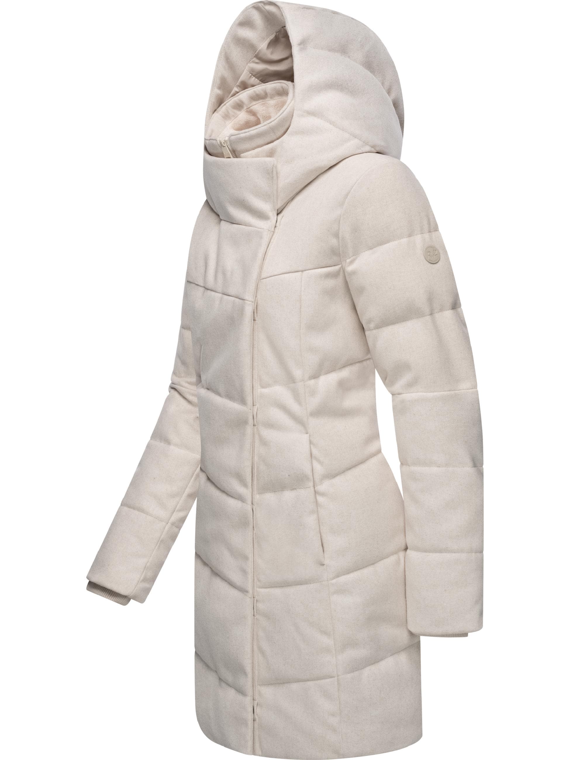 Ragwear Wintermantel »Wintermantel Pavla Coat«, stylischer Damen Steppmantel in Woll-Optik