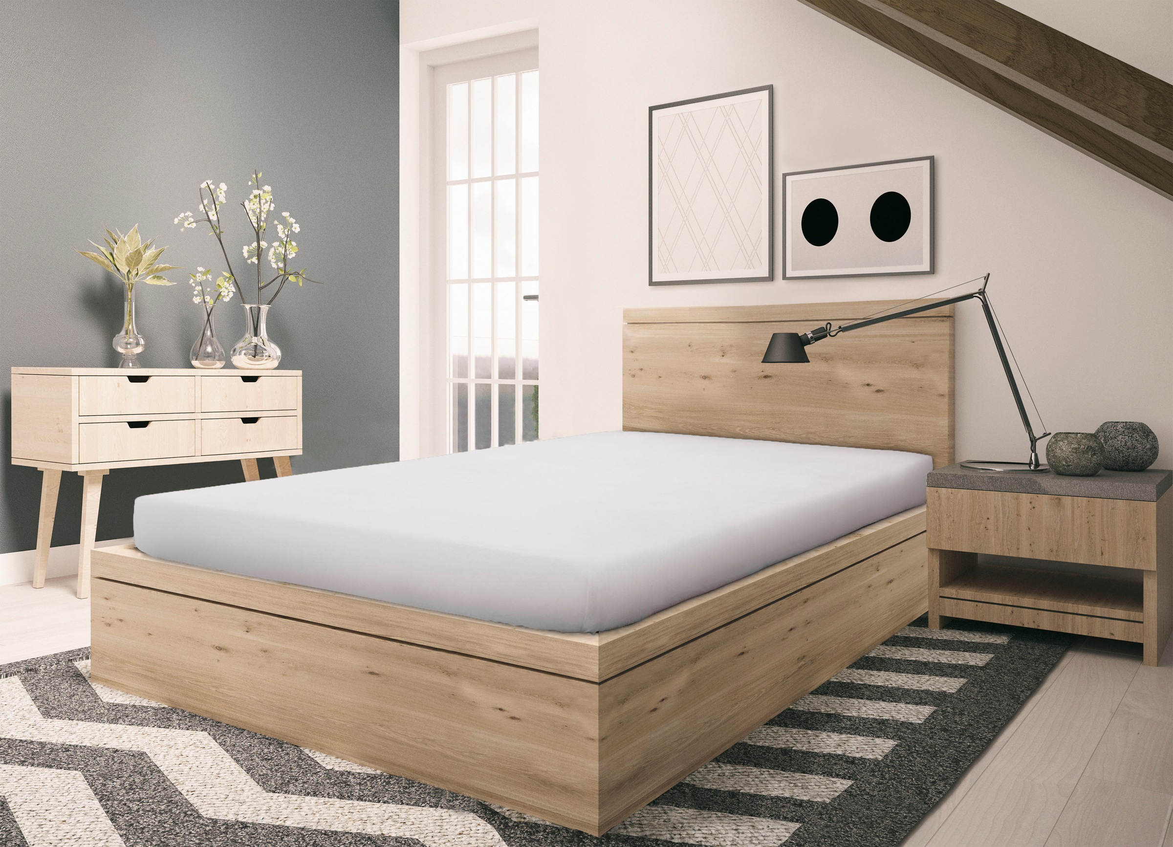 SETEX Spannbettlaken »Feinbiber in Gr. 70x140, 90x200, 140x200 oder 180x200 cm« für Matratzen bis 23 cm Höhe, Winter, Bettlaken