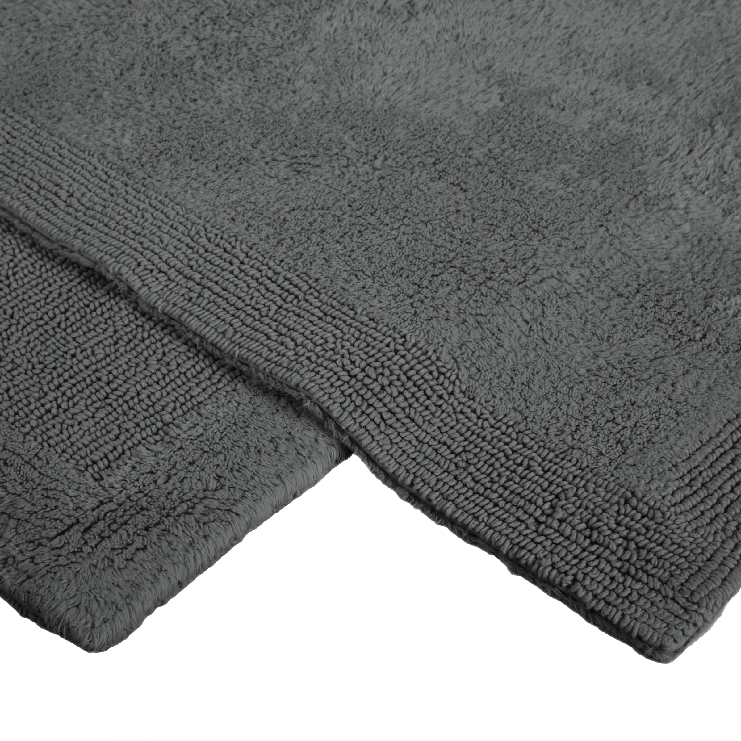 OTTO home Badematte »Kapra, Badvorleger, Badezimmer Teppich« Höhe 14 mm beidseitig nutzbar | fußbodenheizungsgeeignet | strapazierfähig mit Bordüre, Badteppich, Badematte, Baumwolle