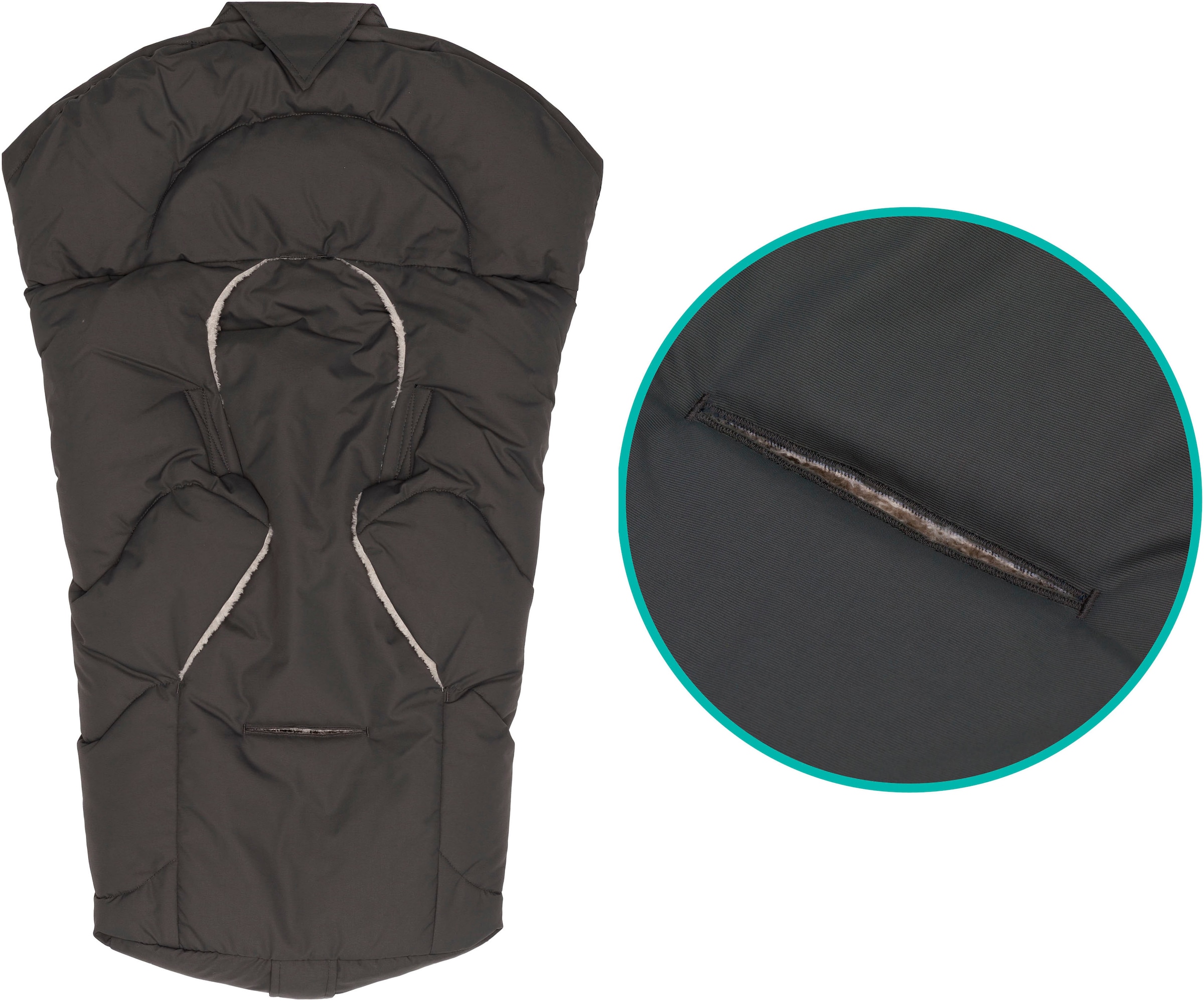 Fillikid Fußsack »Torre, Winterfußsack Gr. 0«, für Autositze Gr. 0 und Kinderwagen