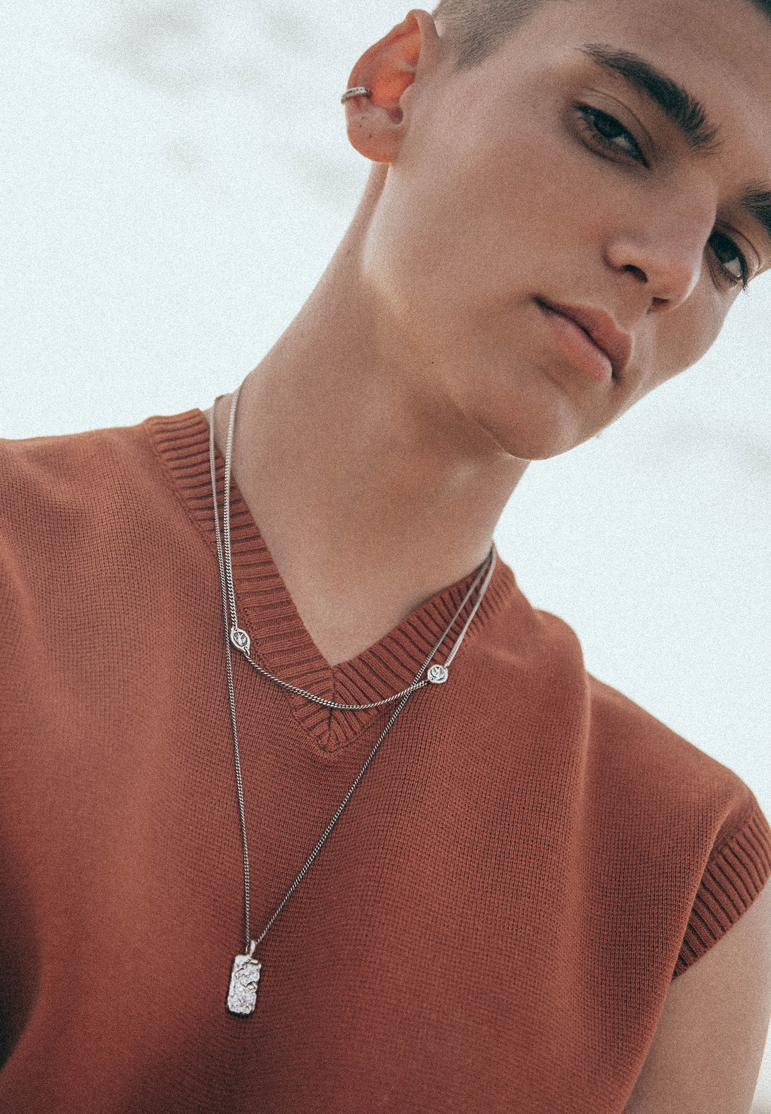 HAZE & GLORY Kette mit Anhänger »Halskette Anhänger Dog Tag - All We Have Is Now 925 Silber«