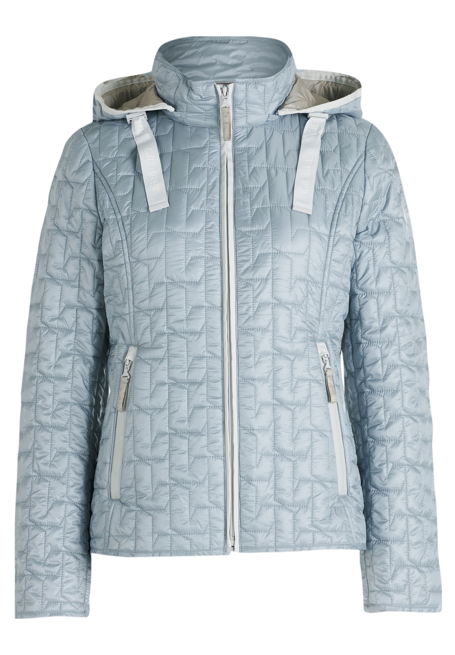 Gil Bret Steppjacke, mit Kapuze, mit Kapuze und Reißverrschluss