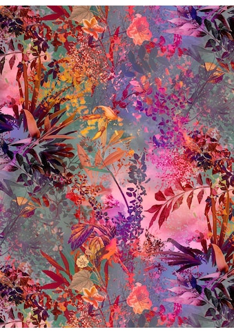 Fototapete »Wild Garden«, bedruckt-floral-geblümt, ausgezeichnet lichtbeständig