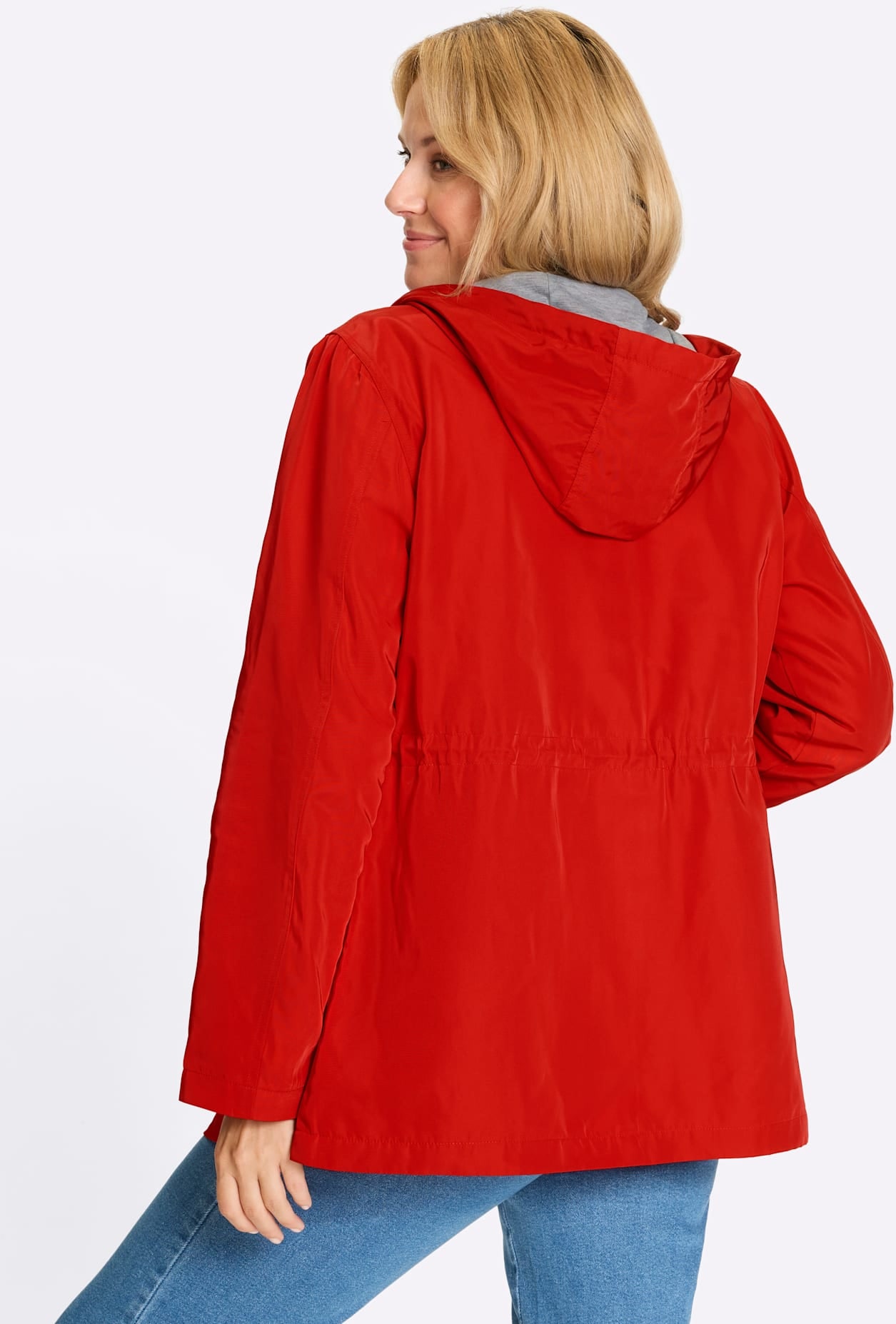 Classic Basics Langjacke mit Kapuze