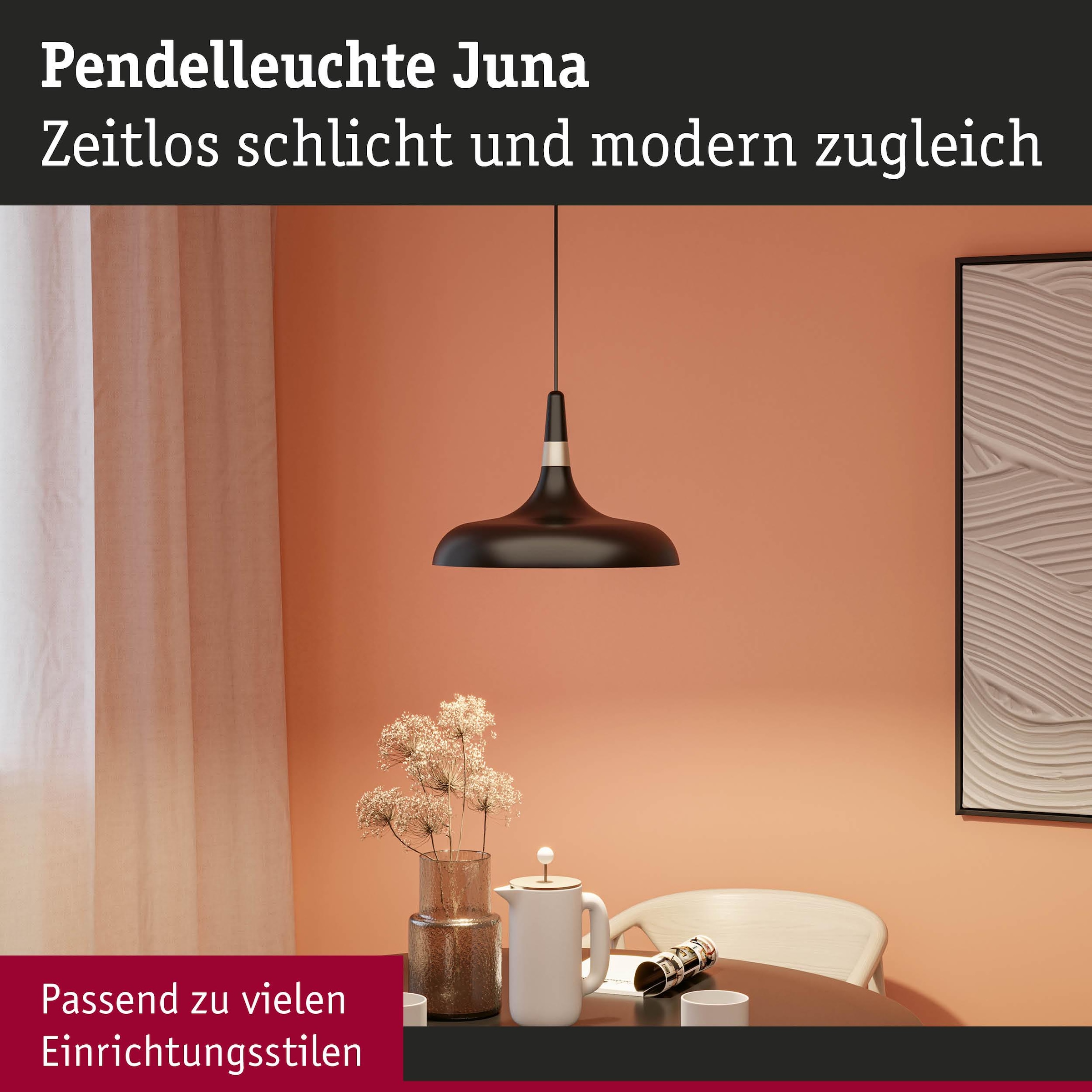 Paulmann Pendelleuchte »Juna« E27 1 Stk. E27, dimmbar