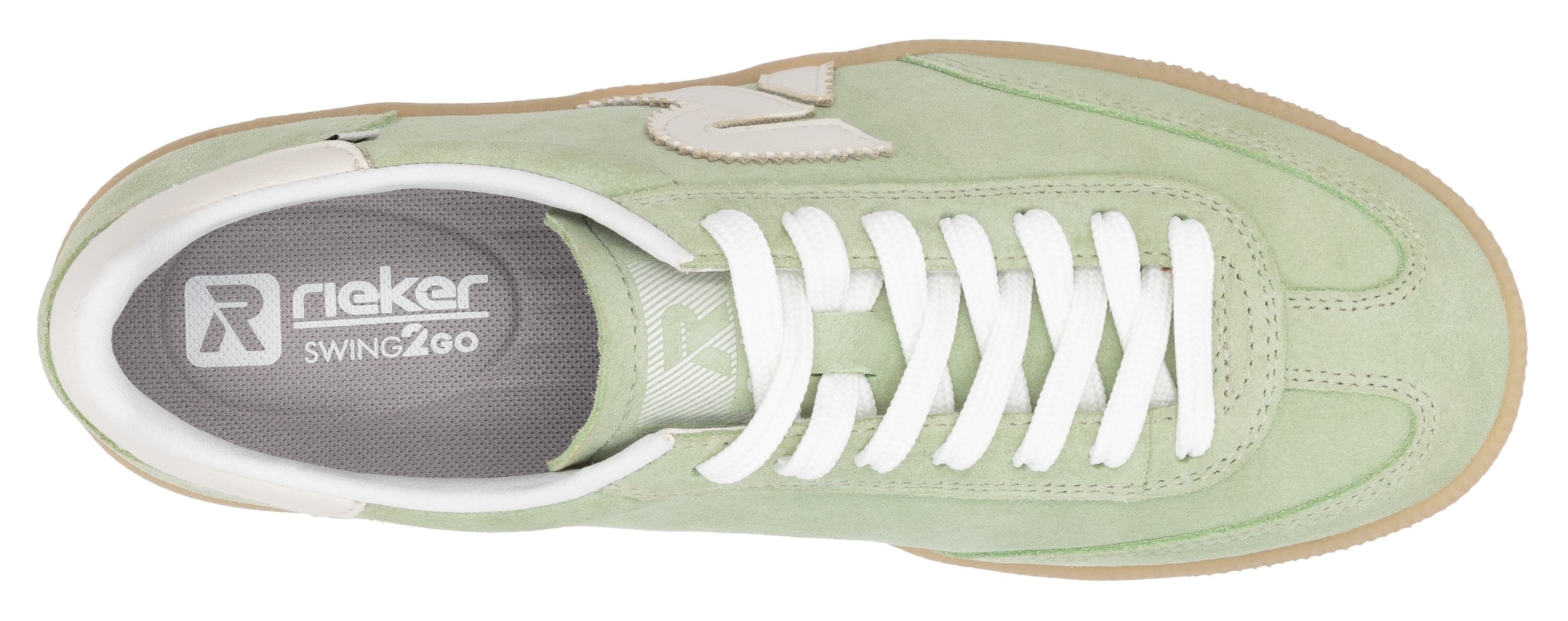 RIEKER Sport Sneaker »San Diego«, Retro-Sneaker, Freizeitschuh, Halbschuh mit herausnehmbarem Fußbett