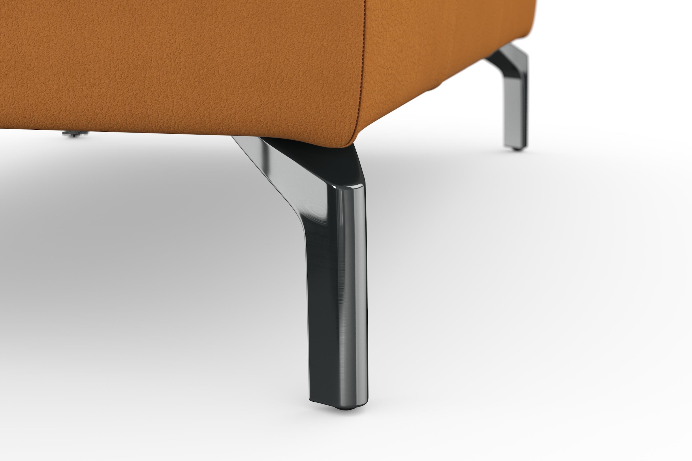 sit&more Hocker »Bendigo«, mit Klappfunktion, Bodenfreiheit 15 cm, wahlweise in 2 Fußfarben