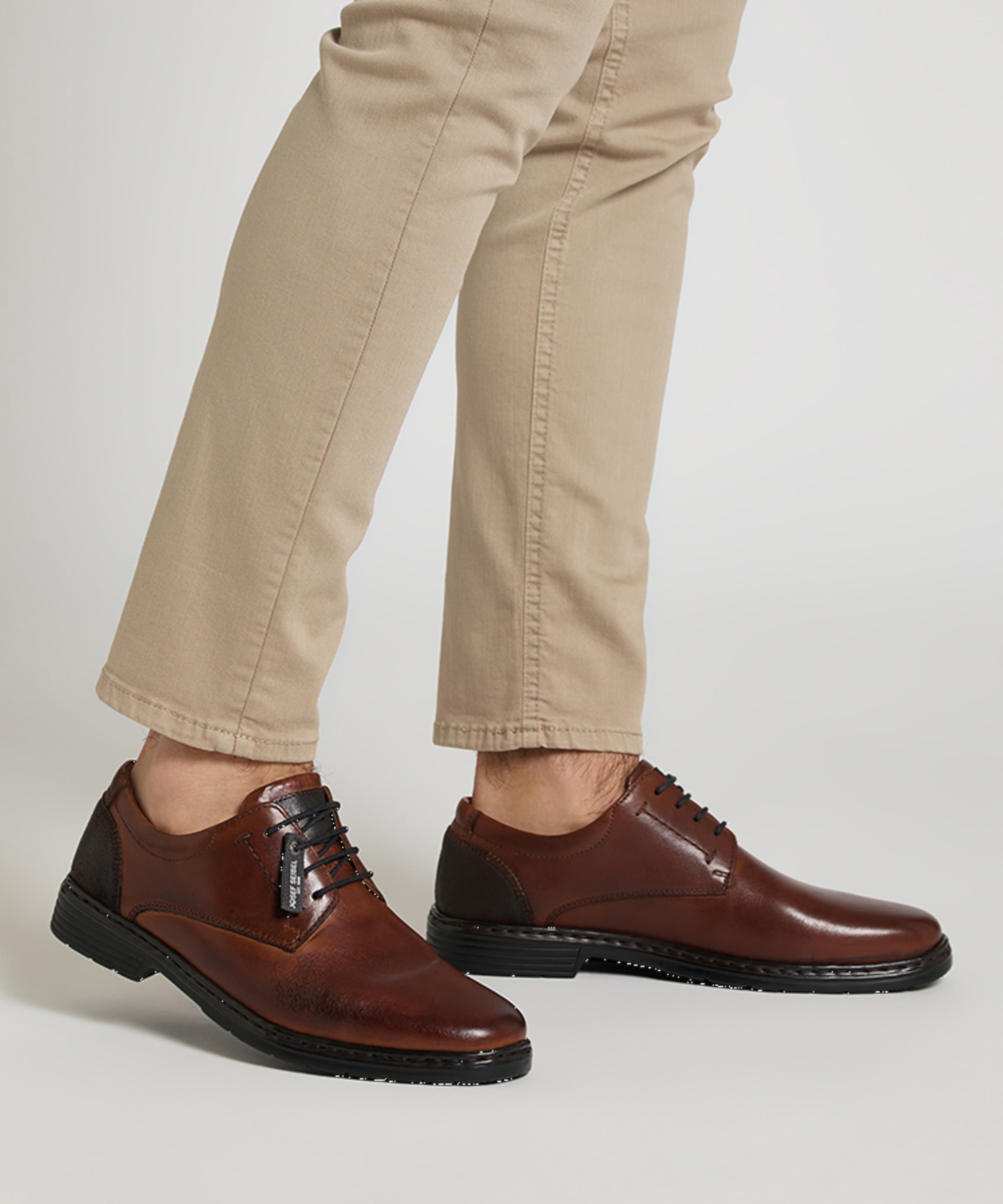 Josef Seibel Schnürschuh »Alastair 01, cognac-kombi«