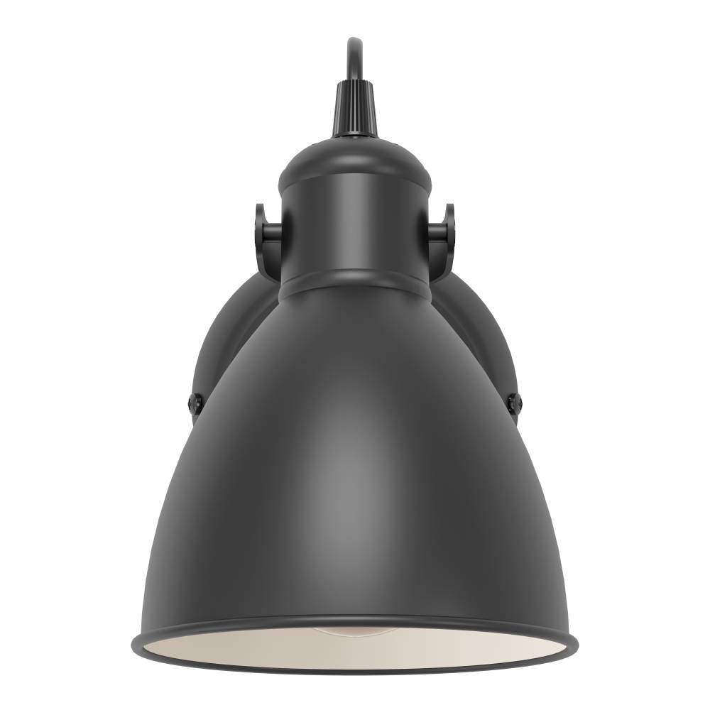 EGLO Wandleuchte »PRIDDY Wandlampe, Stahl, schwarz, E27, Industrial«, 1 flammig, Leuchtmittel E27 | ohne Leuchtmittel, Wohnzimmerlampe, Esszimmerlampe, 1 flammig, Retro, Vintage, 21,5x20cm