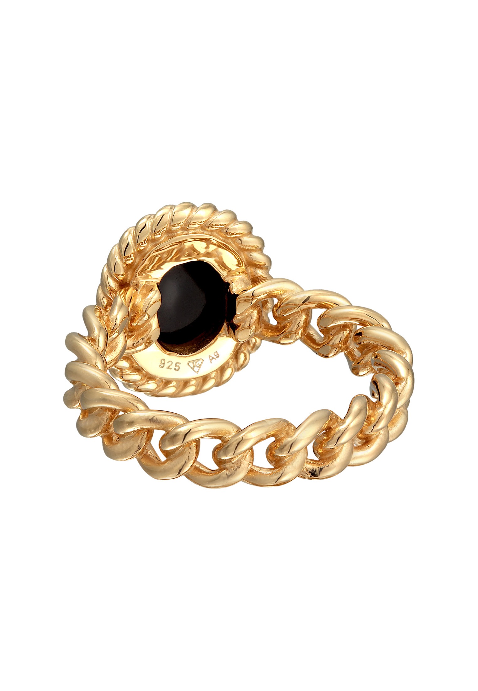 Elli Premium Silberring »Ring Solitär Edelstein Klassik 925 Silber«