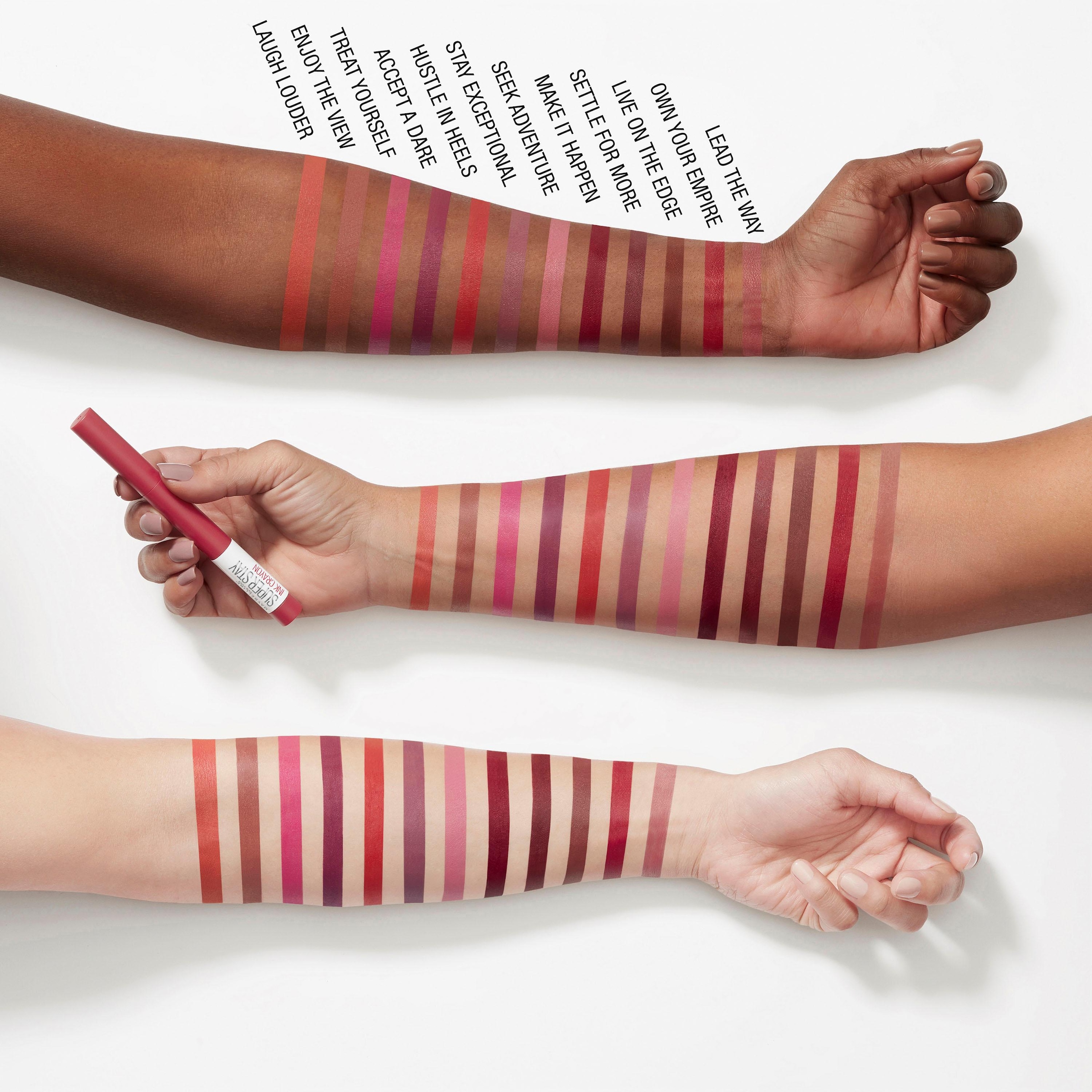 MAYBELLINE NEW YORK Lippenstift »SUPER STAY INK CRAYON« matter Lippenstift in klassisch origineller Stiftform