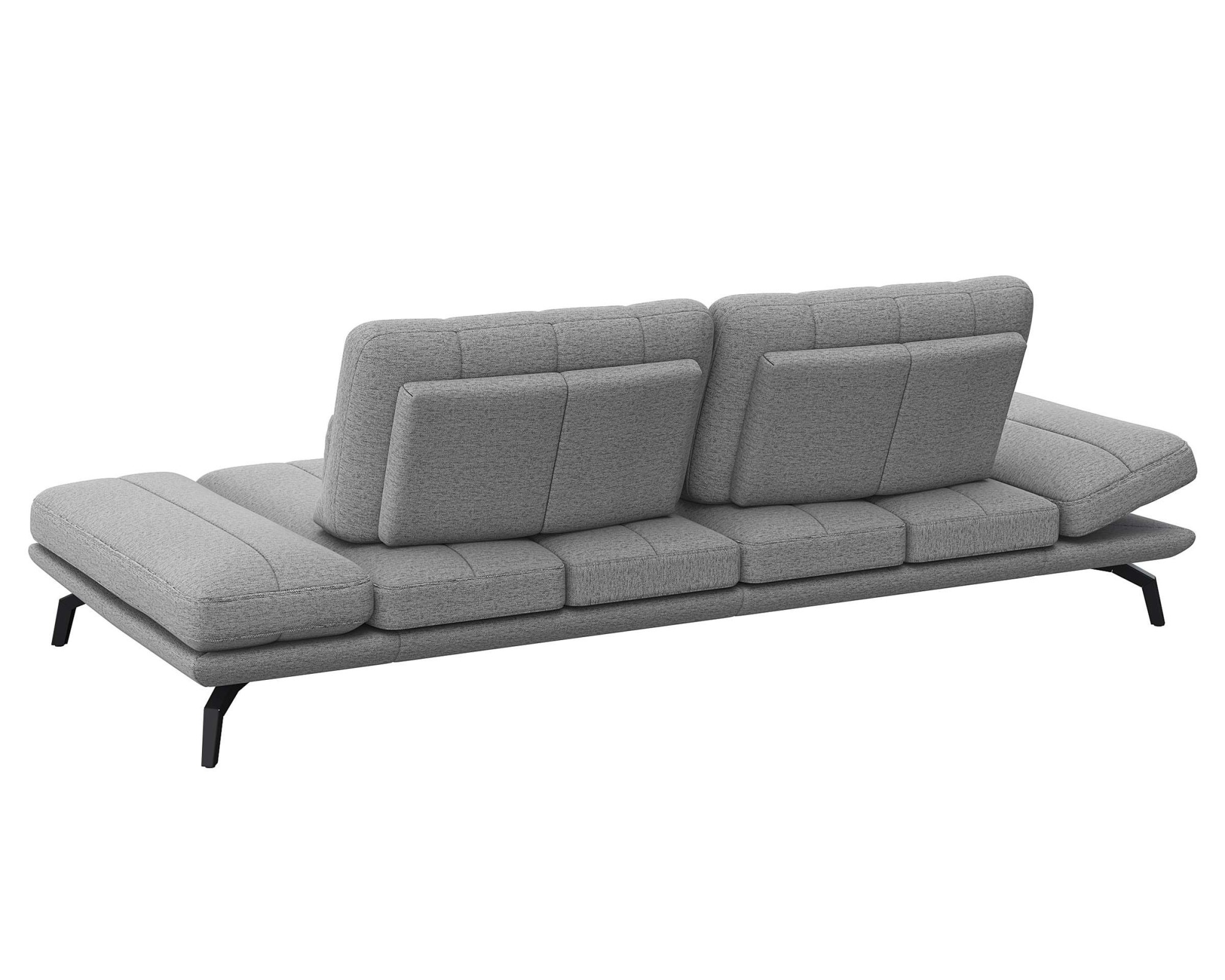FLEXLUX 3-Sitzer »Tropea Funktionssofa, Designsofa, Relaxfunktion, TV-Couch,« mit Armteilverstellung sowie Sitztiefenverstellung, Breite 252 cm