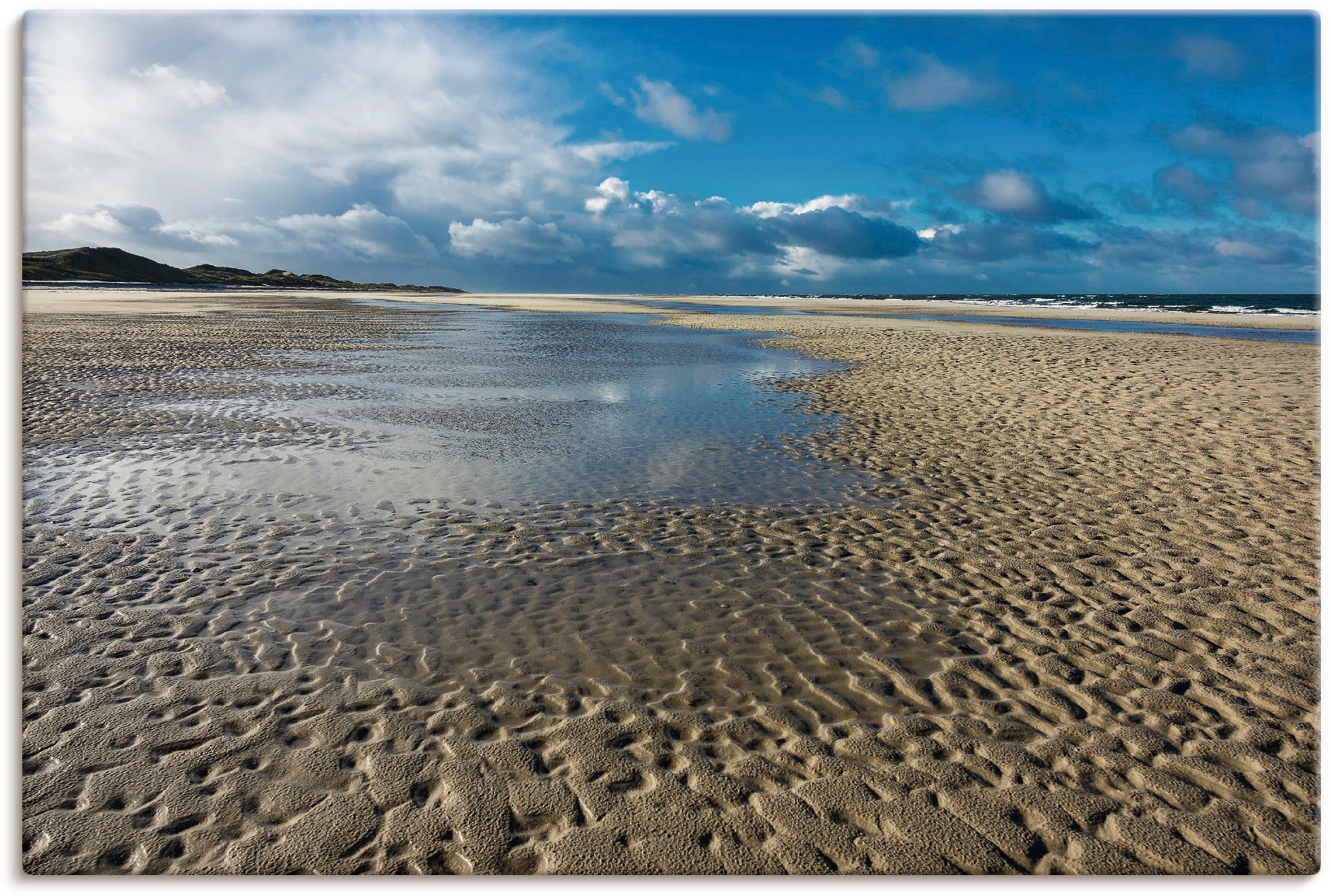 Artland Wandbild »Nordseeküste Insel Amrum«, Strand, (1 St.), in vielen Größen & Produktarten - Alubild / Outdoorbild für den Außenbereich, Leinwandbild, Poster, Wandaufkleber / Wandtattoo auch für Badezimmer geeignet
