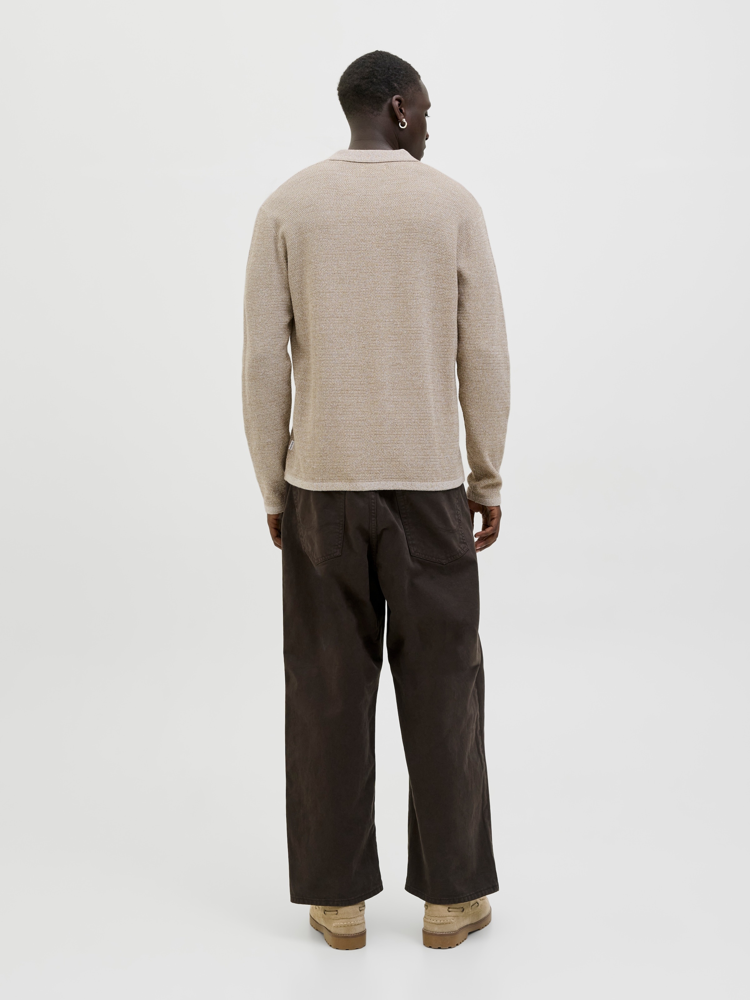 Jack & Jones Strickpullover »JJEGEORGE KNIT POLO LS SN«