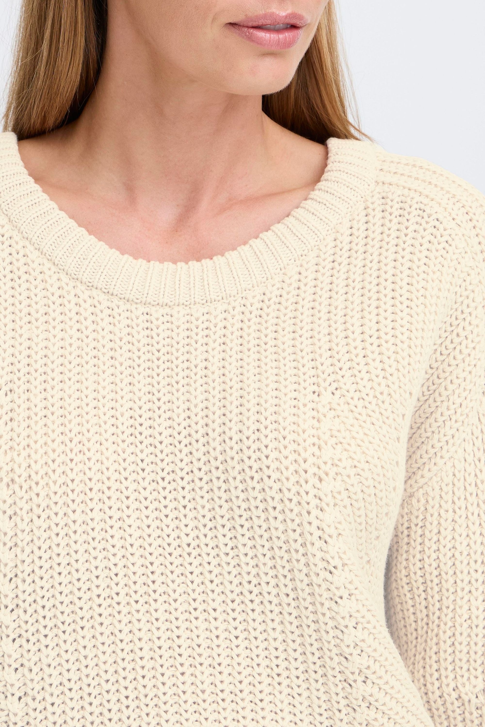 OXMO Strickfleece-Pullover »Strickpullover OXFKANNA«