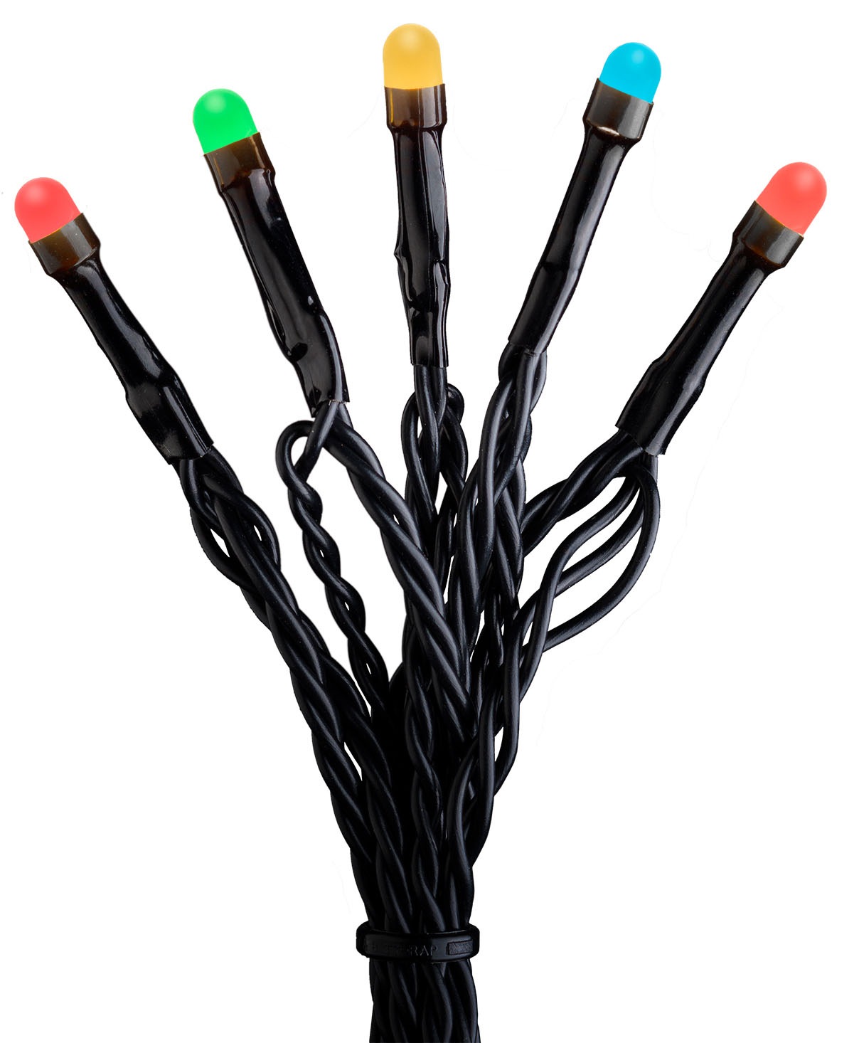 KONSTSMIDE LED-Lichterkette, 80 St.-flammig, Micro LED Lichterkette, gefrostet, 80 bunte Dioden