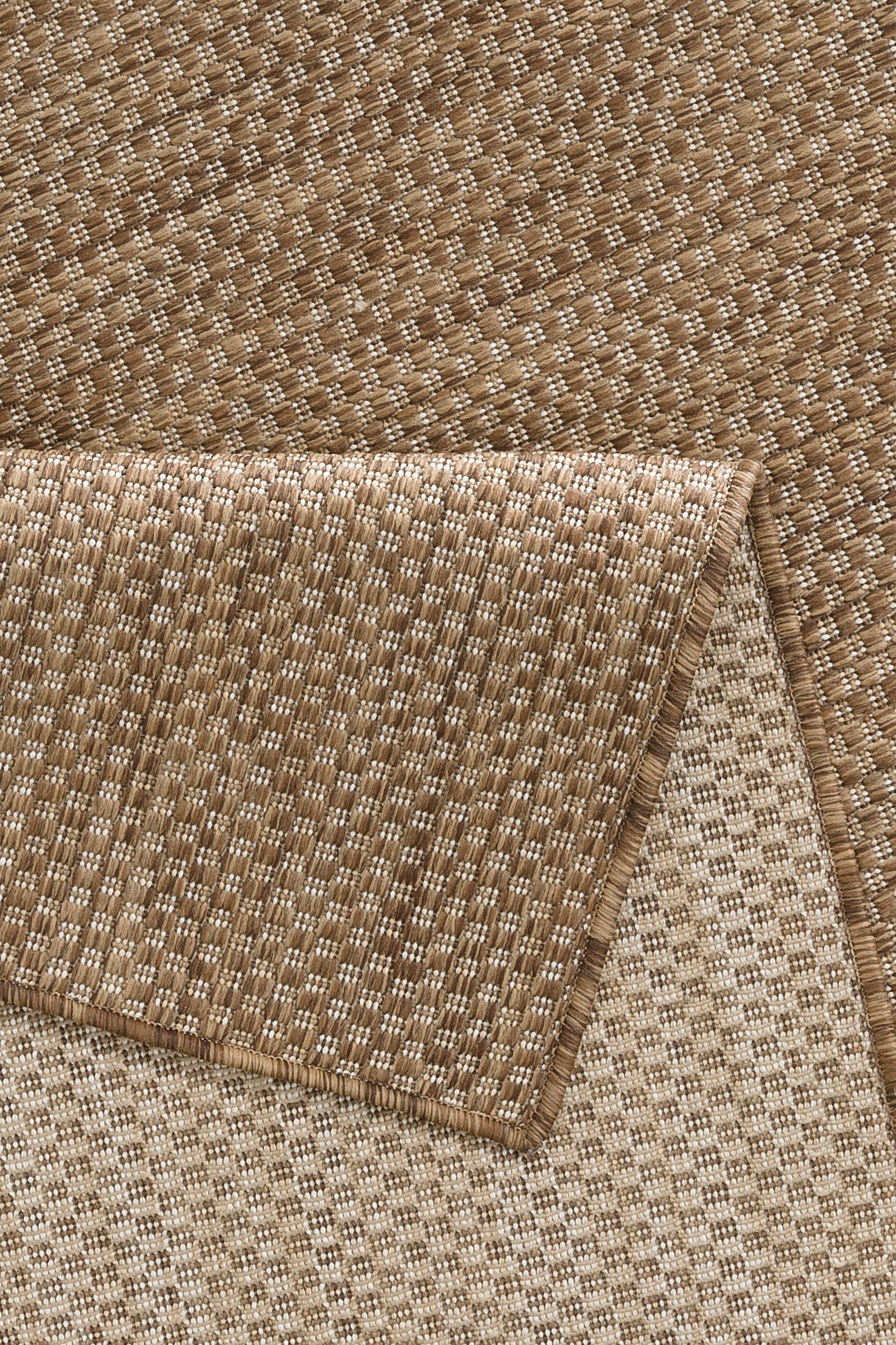 my home Teppich »Rhodos, In-und Outdoor geeignet« rechteckig 3 mm Höhe Sisal-Optik, Wetterfest & UV-beständig, Wohnzimmer, Balkon, Camping