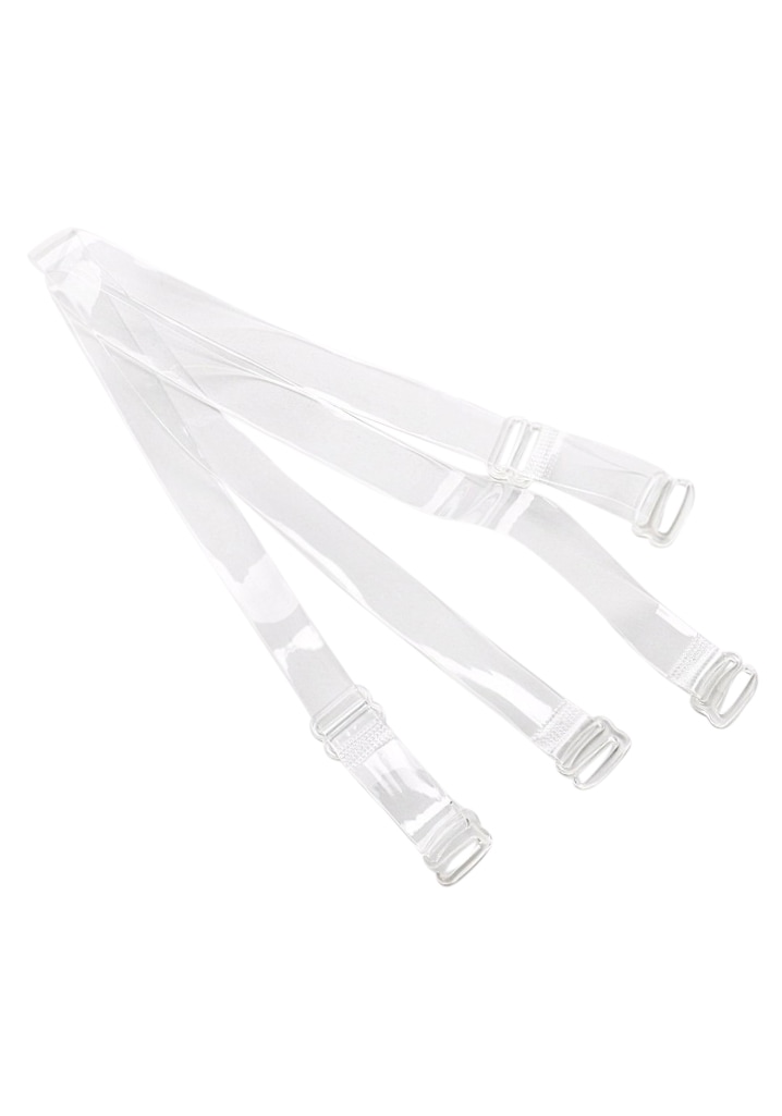 LASCANA BH-Träger, (2 Paar), Trägerbreite 1 cm - transparent, zum Austauschen