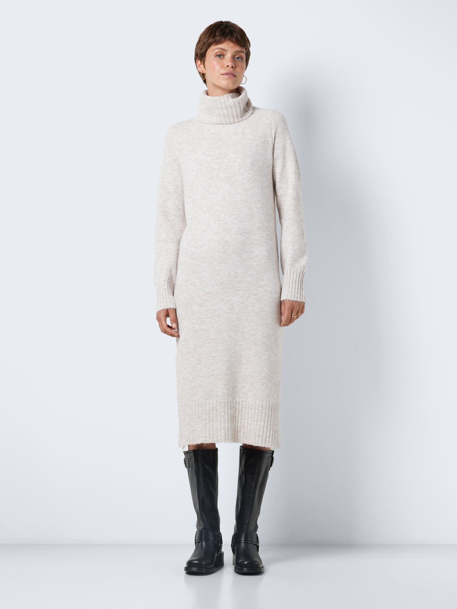 Strickkleid »NMVIOLA L/S ROLLNECK KNIT DRESS FWD NOOS«