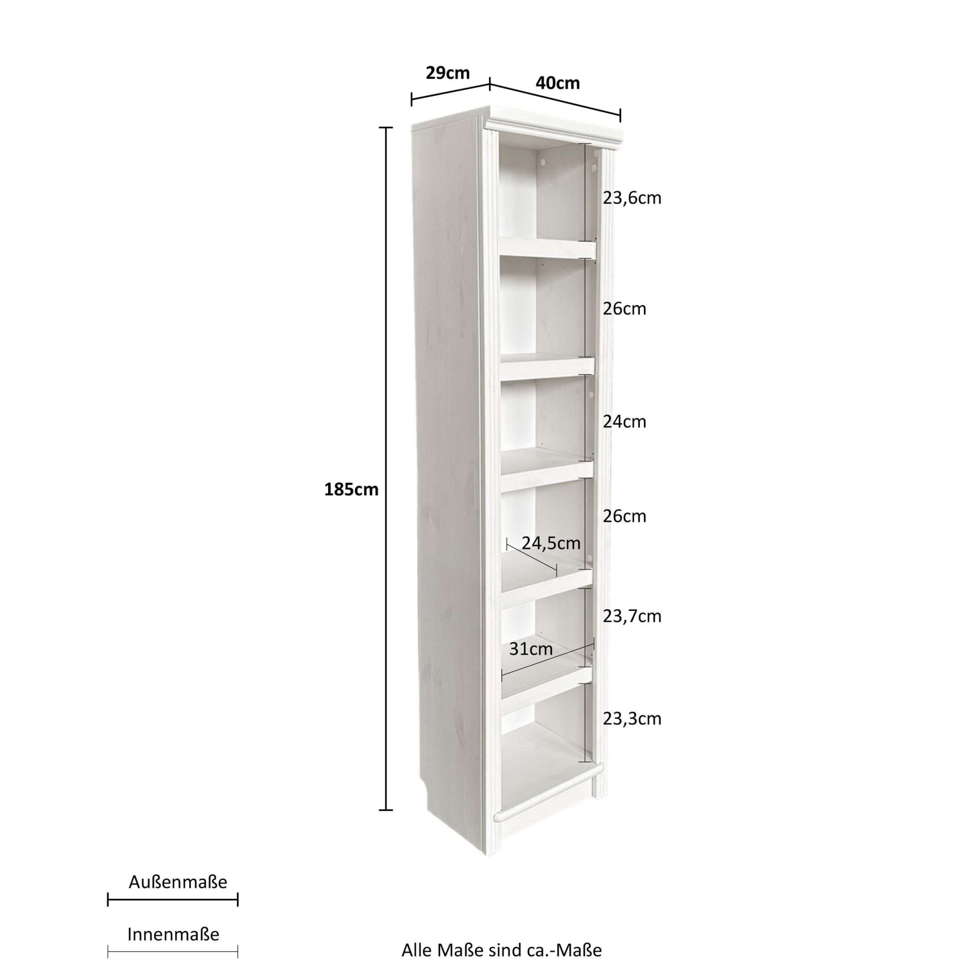 OTTO home Standregal »Riga« aus massiver Kiefer, FSC®-zertifiziert