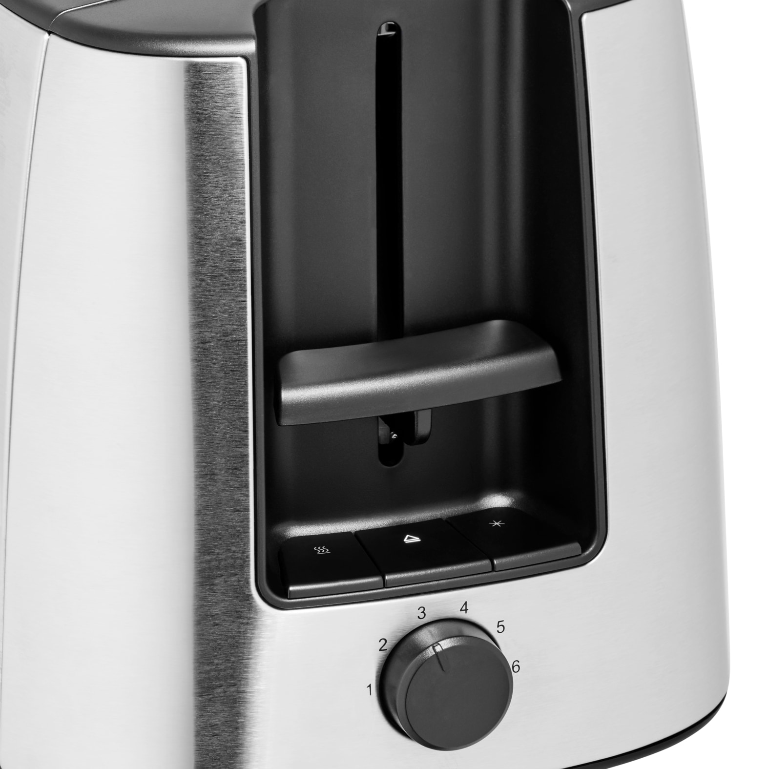 WMF Toaster »Bueno Pro, Doppel-Langschlitz-Toaster, XXL Toast, Brötchenaufsatz«, 2 lange Schlitze, für 4 Scheiben, 1550 W, 6 Bräunungsstufen, Brotzentrierung, Krümelschublade, Cromargan Gehäuse