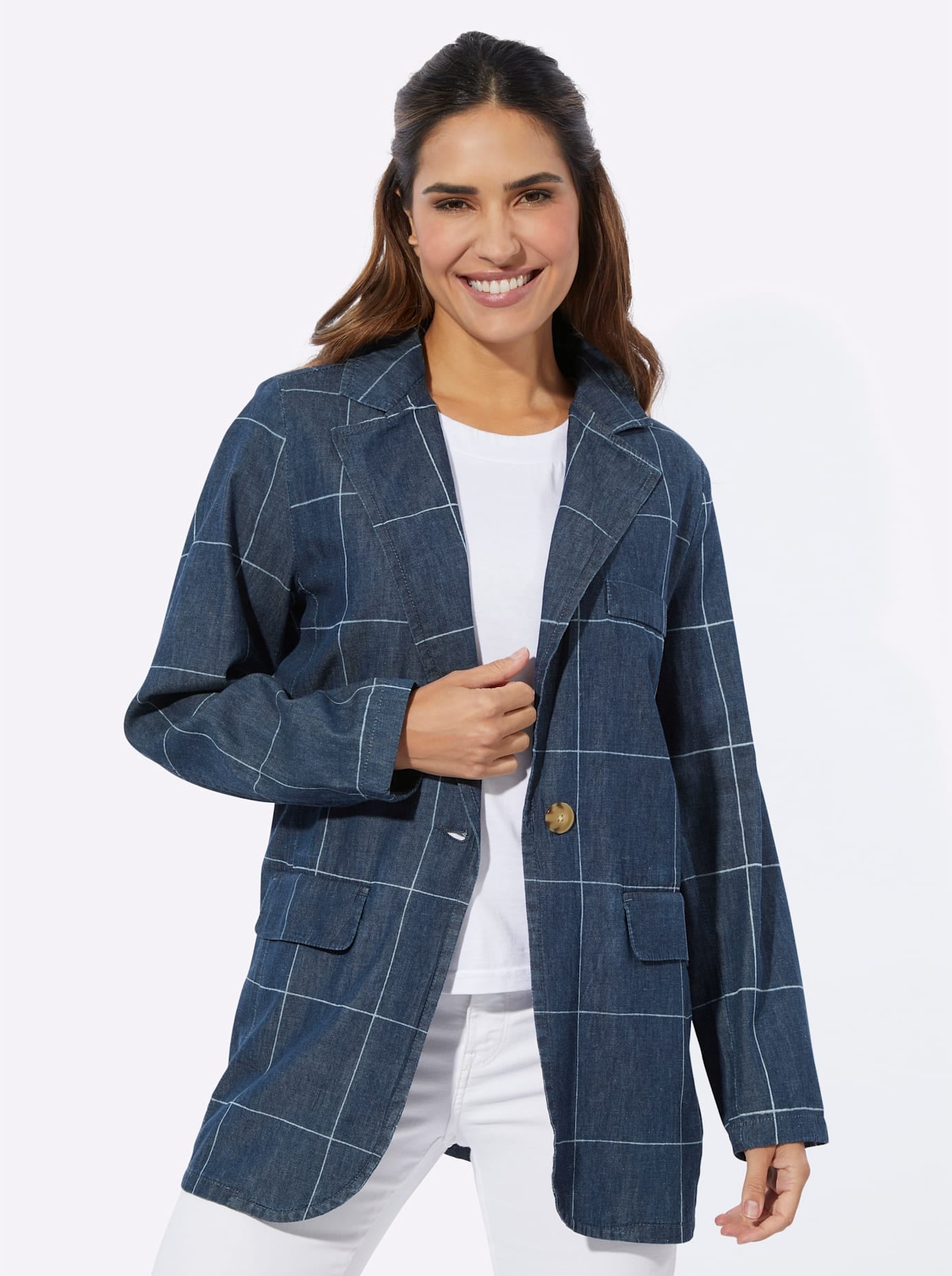 Classic Basics Jeansblazer »Jeans-Blazer«