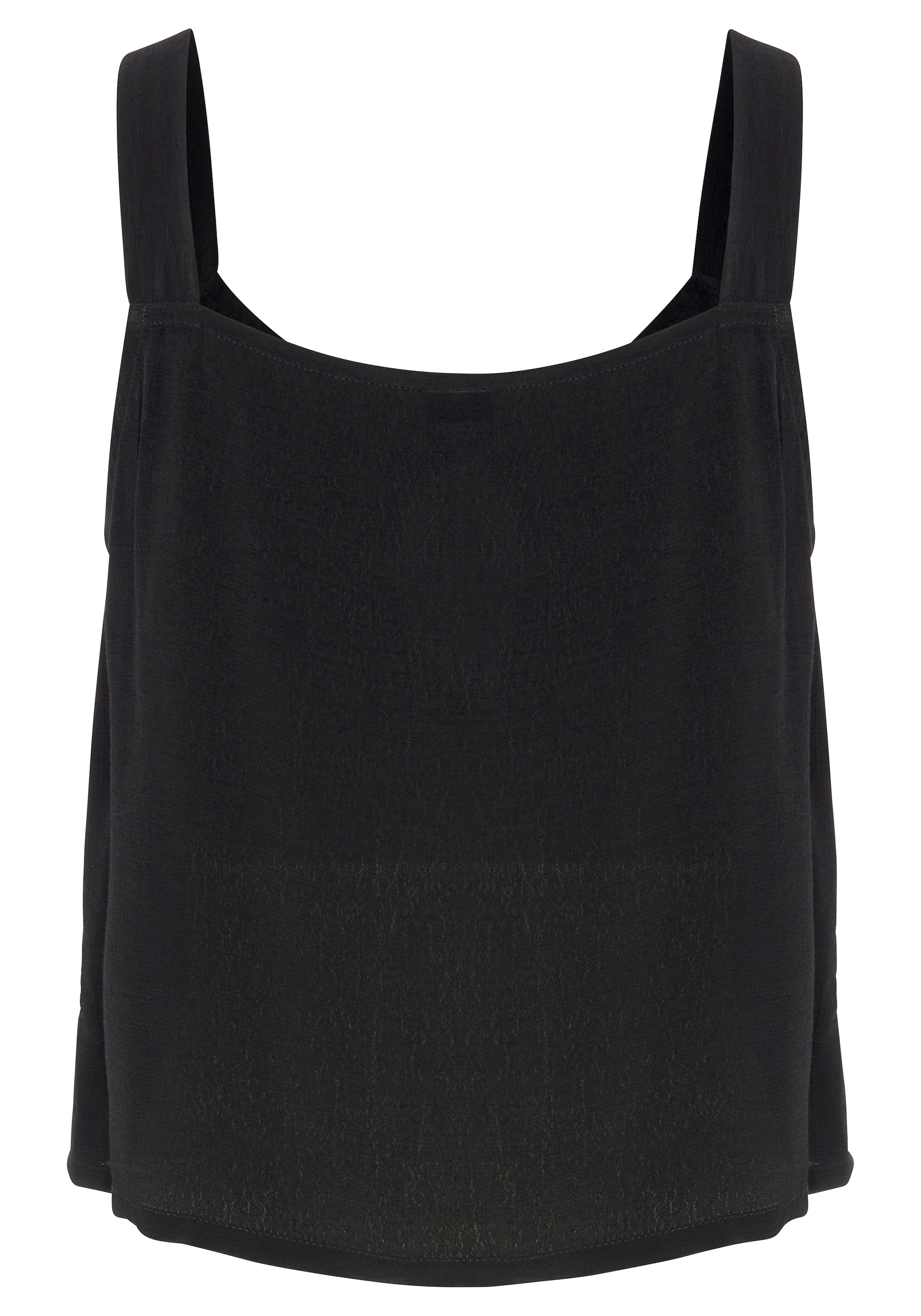 Vivance Crop-Top, mit Zierknöpfen, luftiges Sommertop