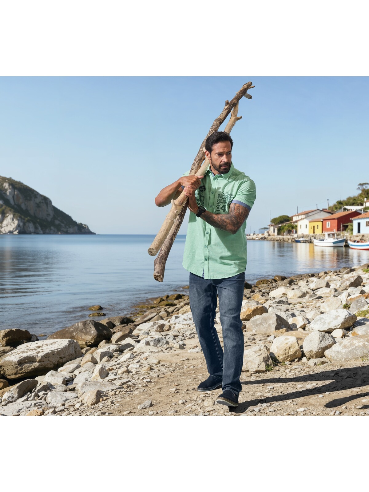 Jan Vanderstorm Kurzarmhemd »Kurzarmhemd FAPHER«