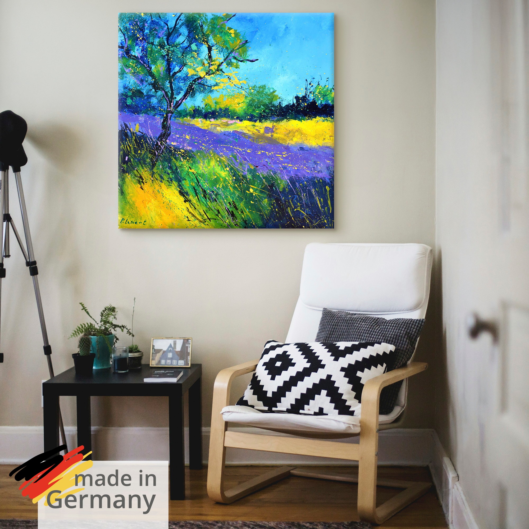 Artland Wandbild »Lavender field« Wiesen & Baumbilder 1 Stk. tlg. als Alubild, Leinwandbild, Poster, Wandaufkleber in verschied. Größen
