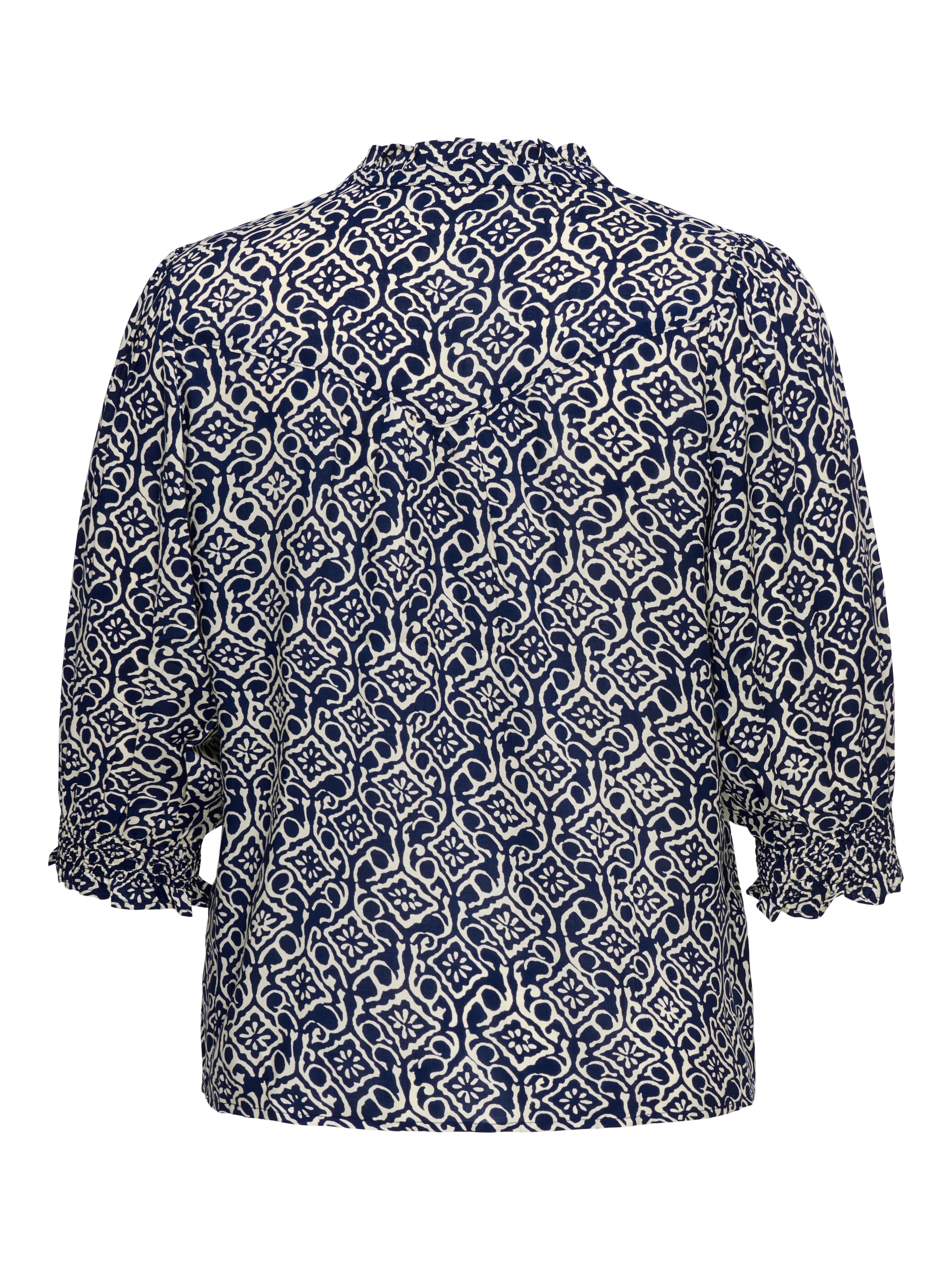 ONLY CARMAKOMA Druckbluse »CARRAYA 3/4 SHIRT WVN NOOS«