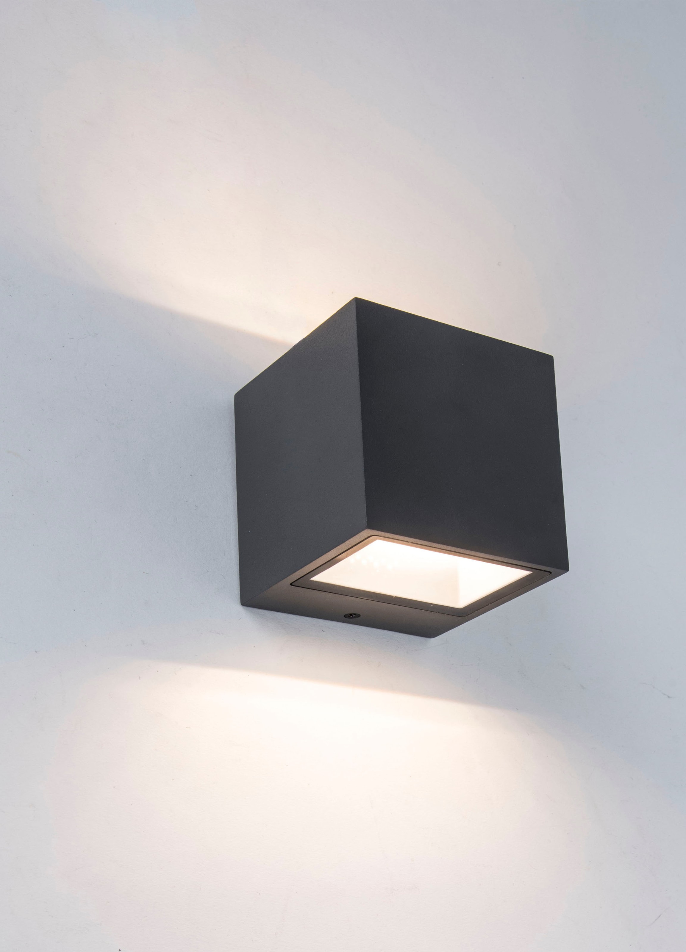 LUTEC LED Außen-Wandleuchte »GEMINI«, Leuchtmittel LED-Modul | LED fest integriert