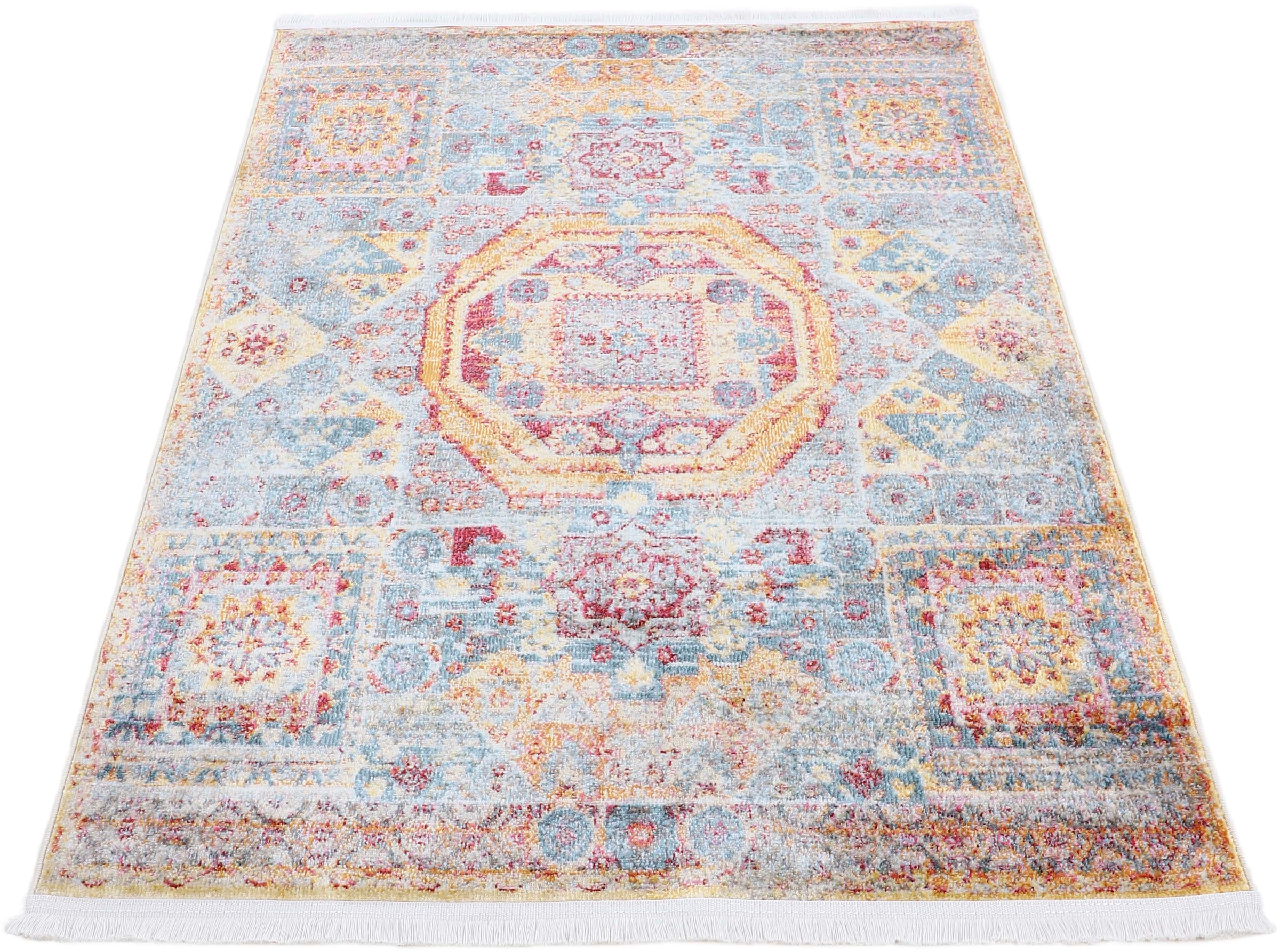 carpetfine Teppich »Helen« rechteckig 7 mm Höhe Vintage Orient Look, Wohnzimmer