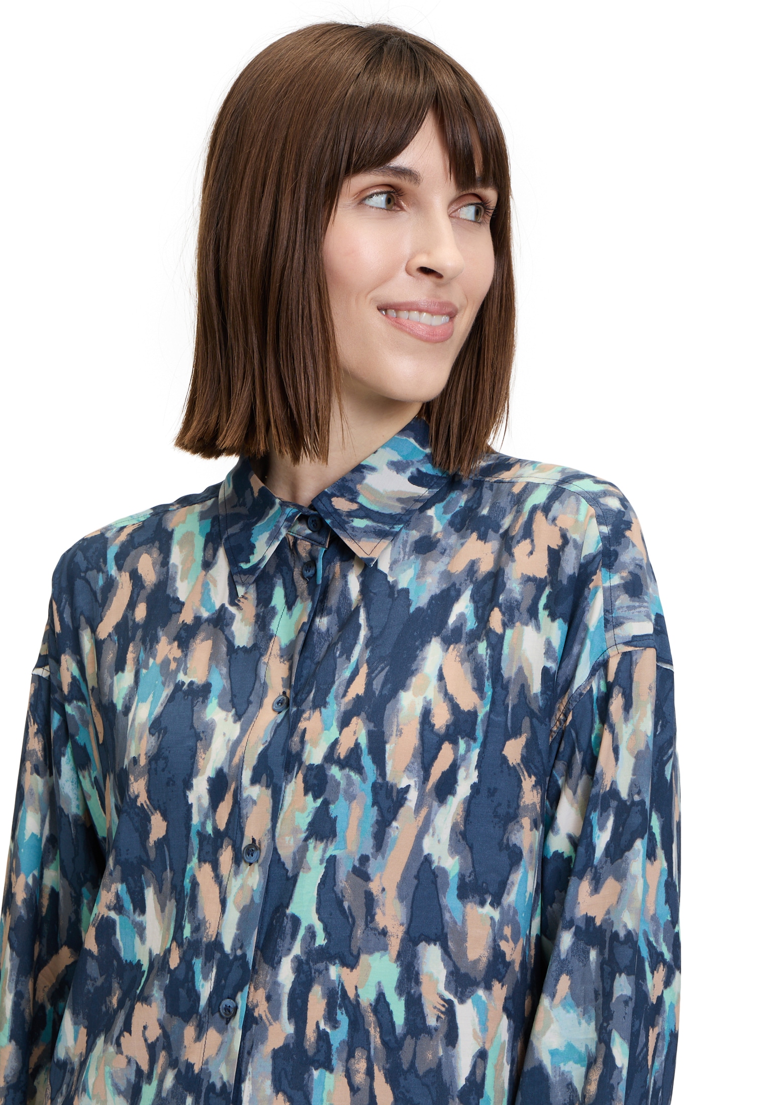 Betty&Co Hemdbluse »Hemdbluse mit Print«