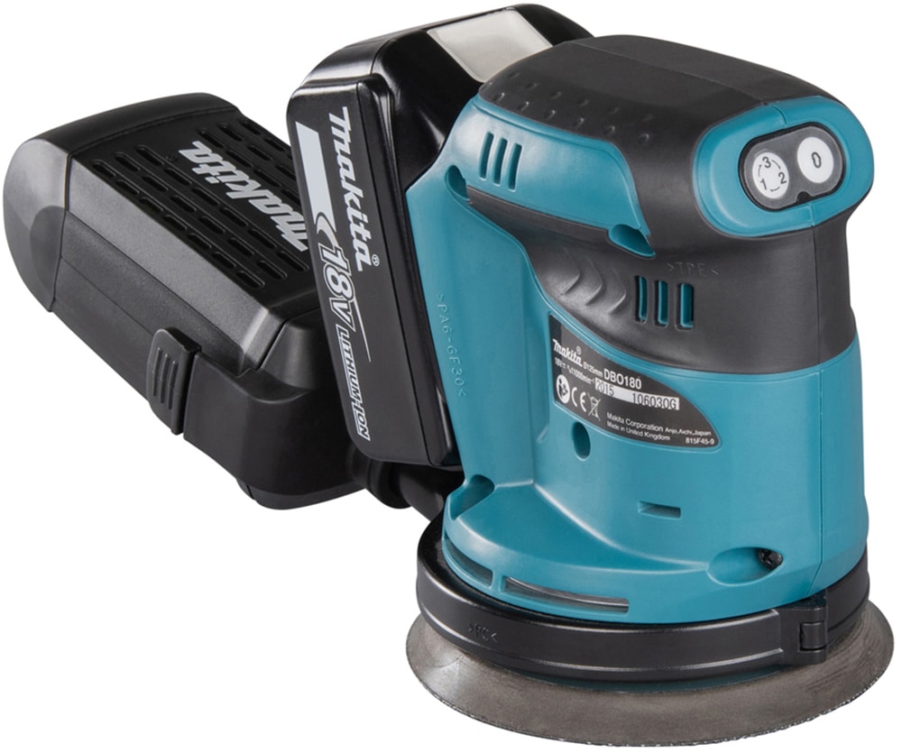 Makita Akku-Exzenterschleifer »DBO180Z«, 2,8 mm Schwingkreis, ohne Akku und Ladegerät