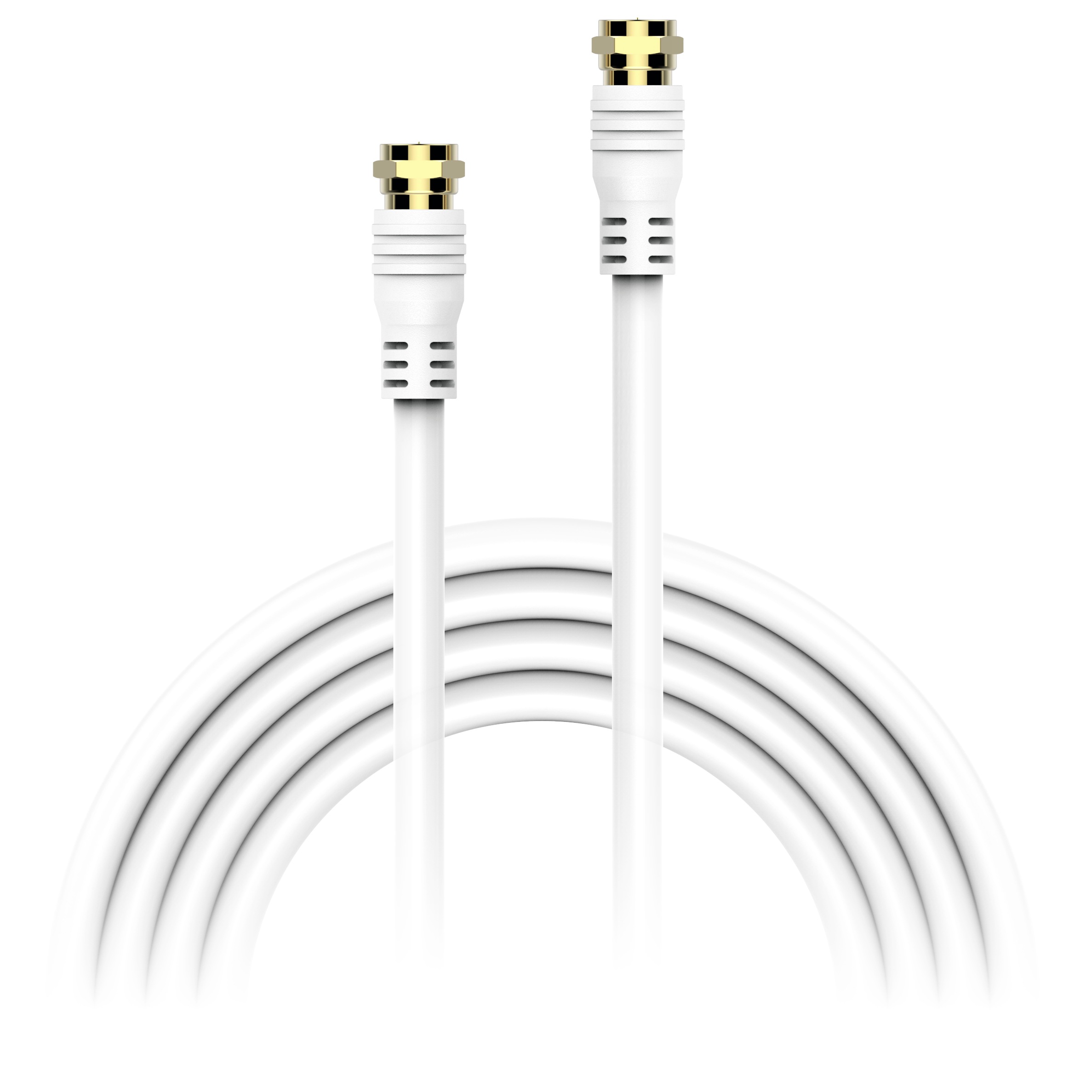 Kabel »SAT TV Verbindungskabel Gold Plated 3,0m White«